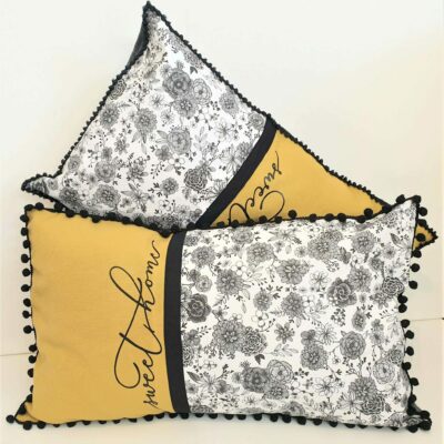 Coussin rectangulaire SUR-MESURE 50cmx30cm - Lot de 2