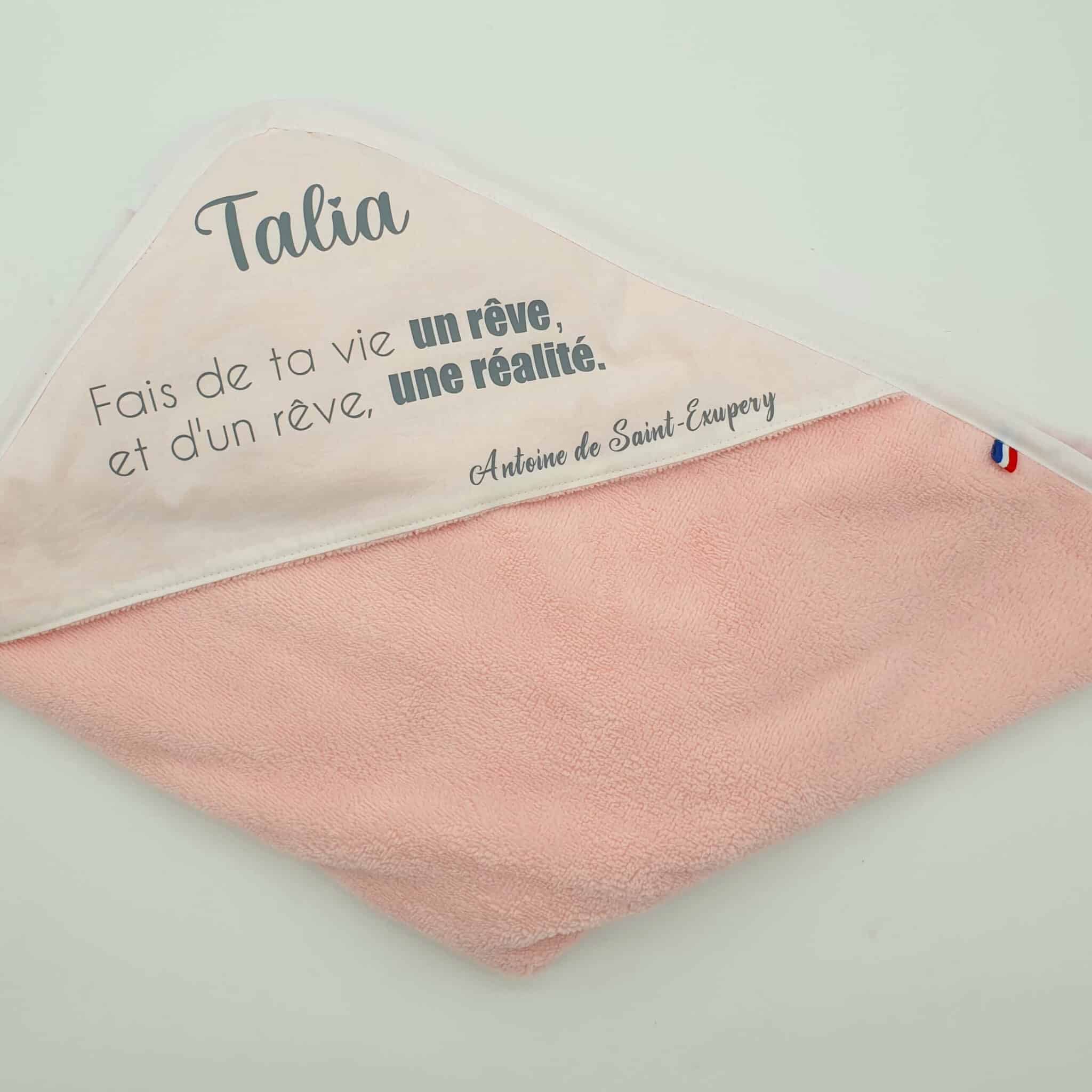 Serviette papillon rose 3