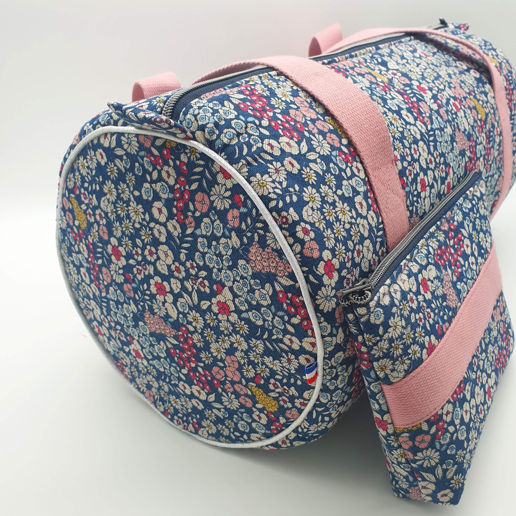 Sac de dance personnalisé Liberty marine passepoil