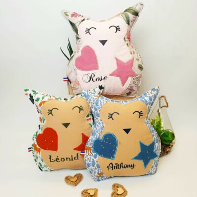 Doudou hibou ensemble bis