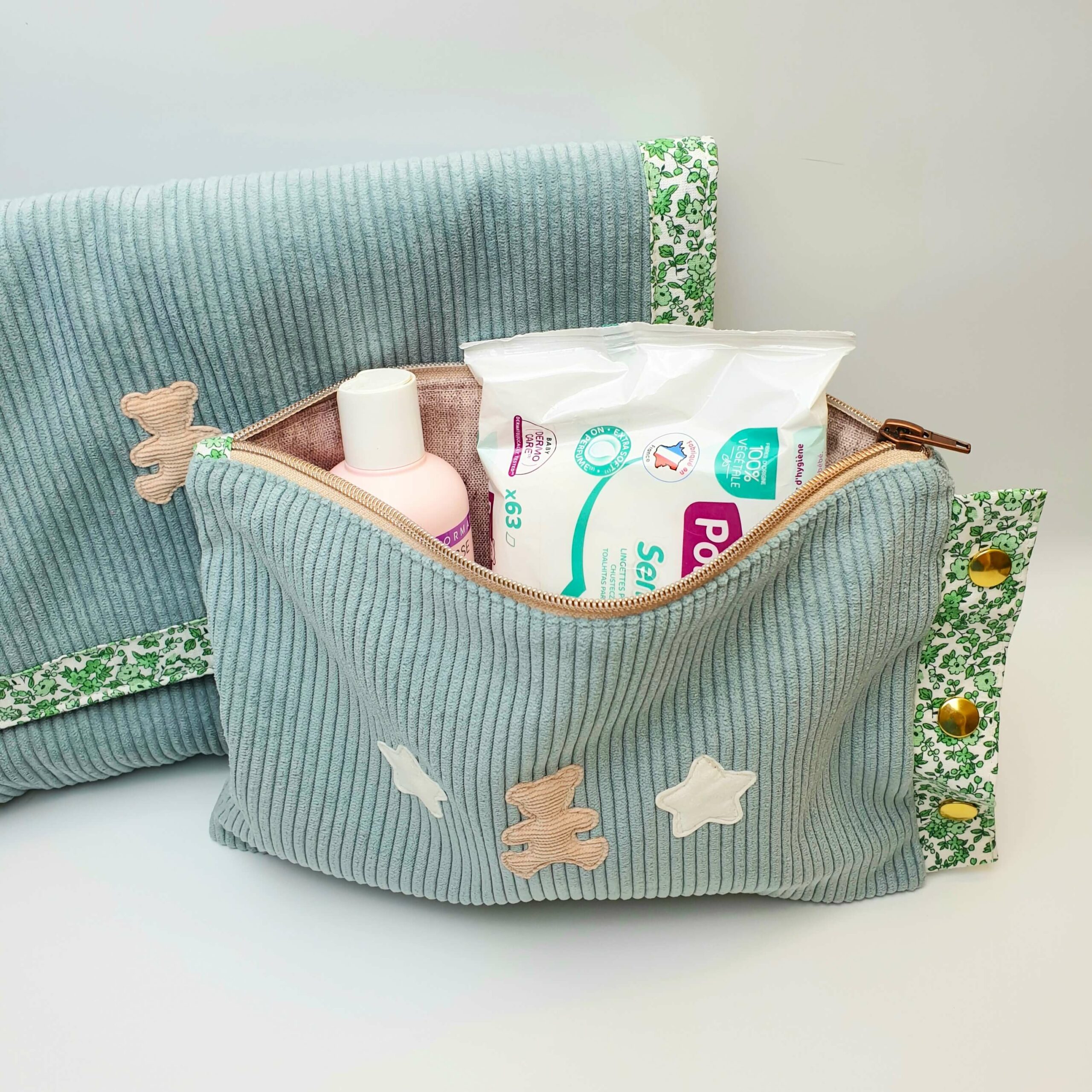Tapis à langer de voyage trousse amovible