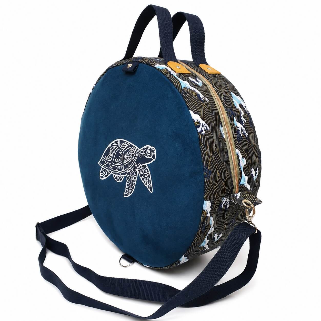 Sac pour tambour chamanique modèle fermé 36cm mailloche