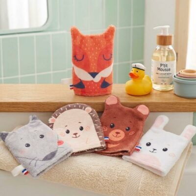 Gant de toilette enfant Foret