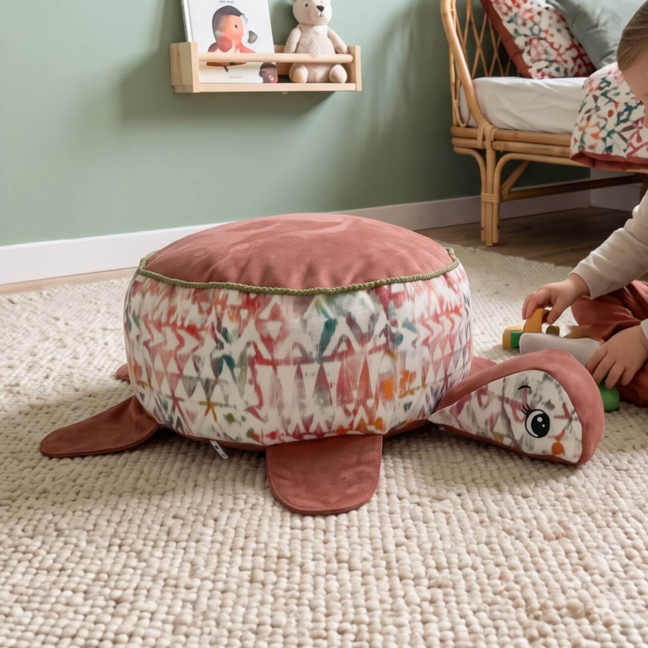 Pouf tortue présentation