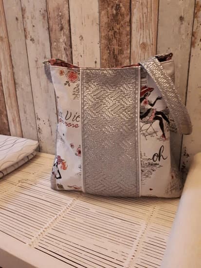 Sac trapèze toile de coton