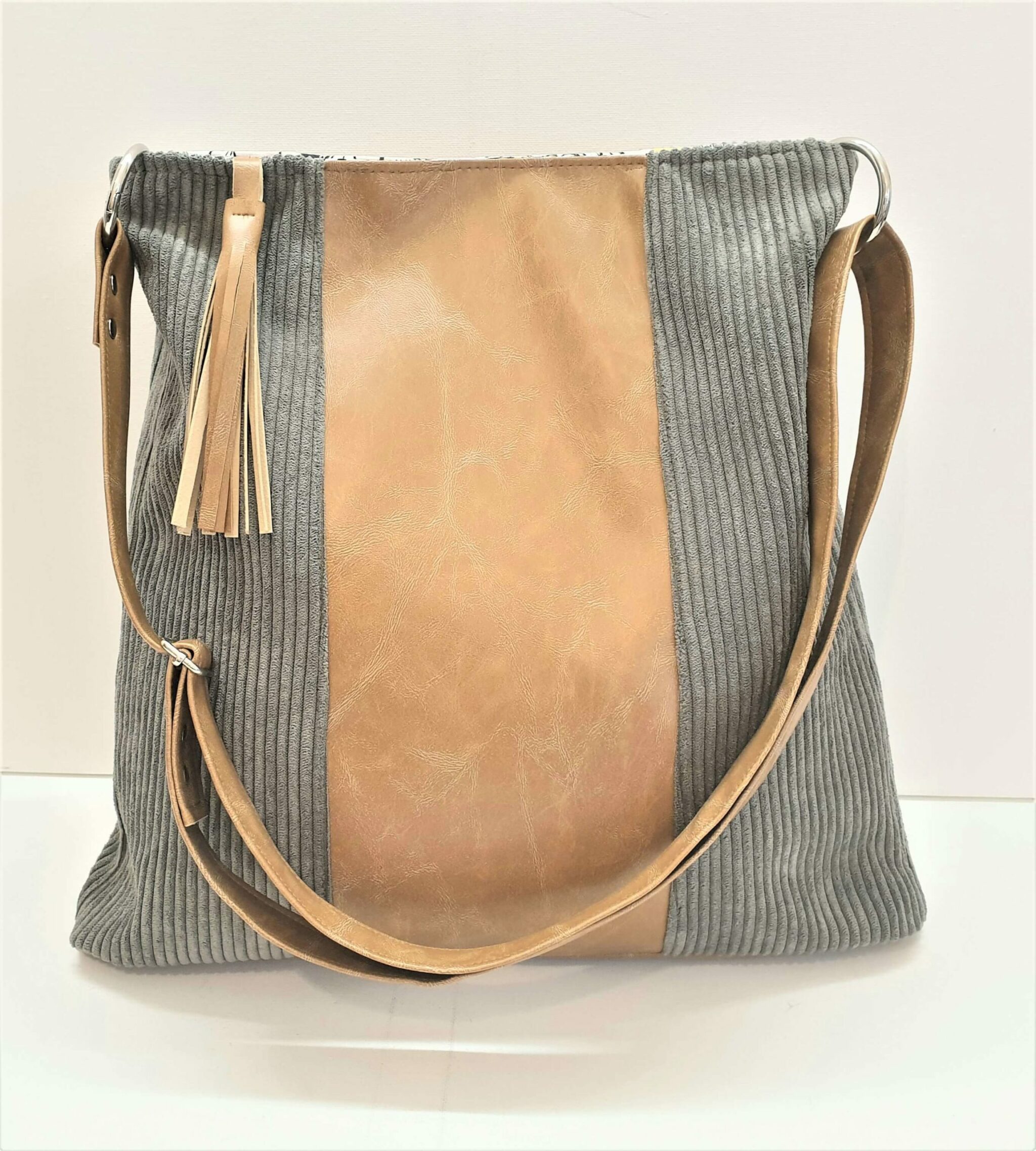 Sac trapèze velours
