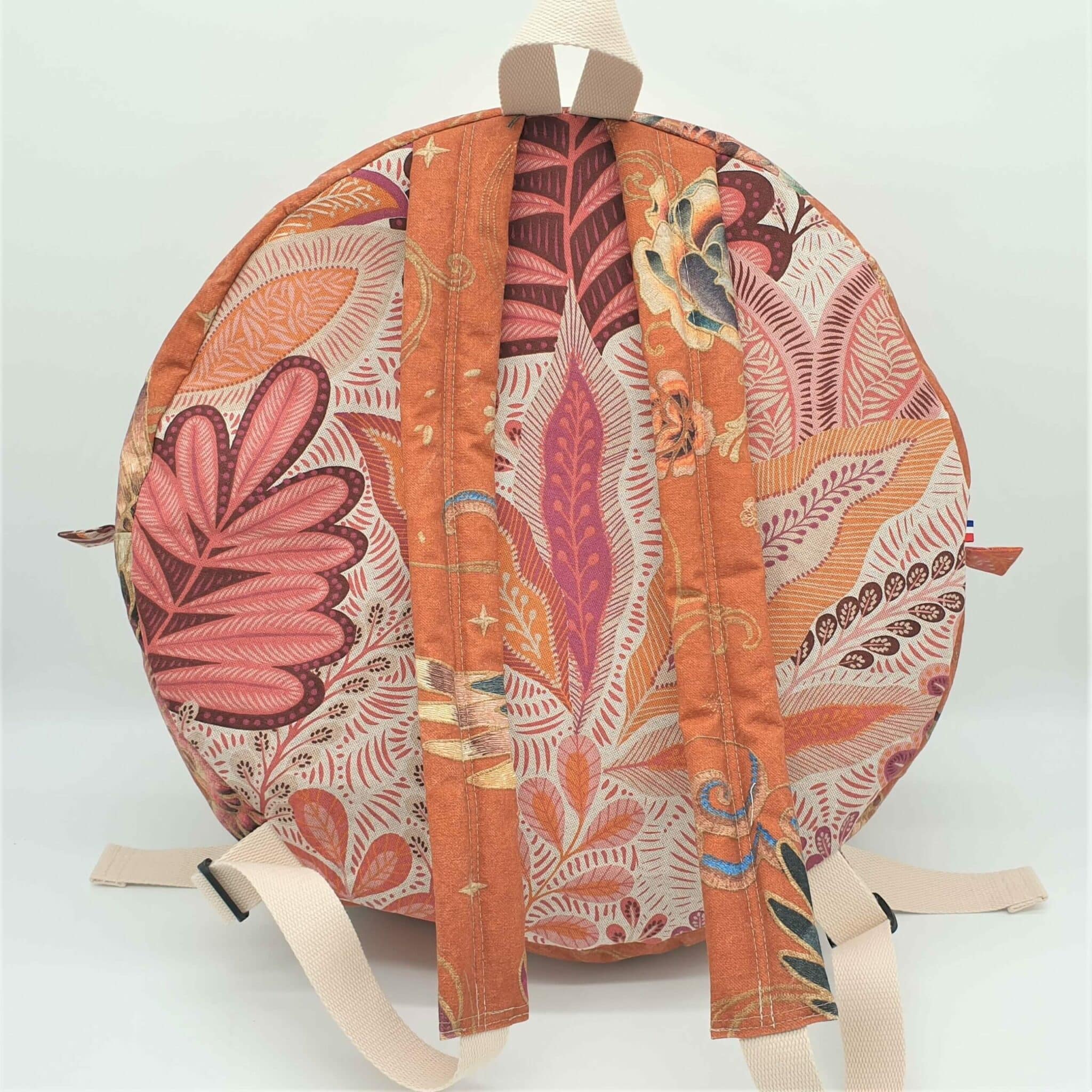 Sac à dos tambour poche 42 cm dos