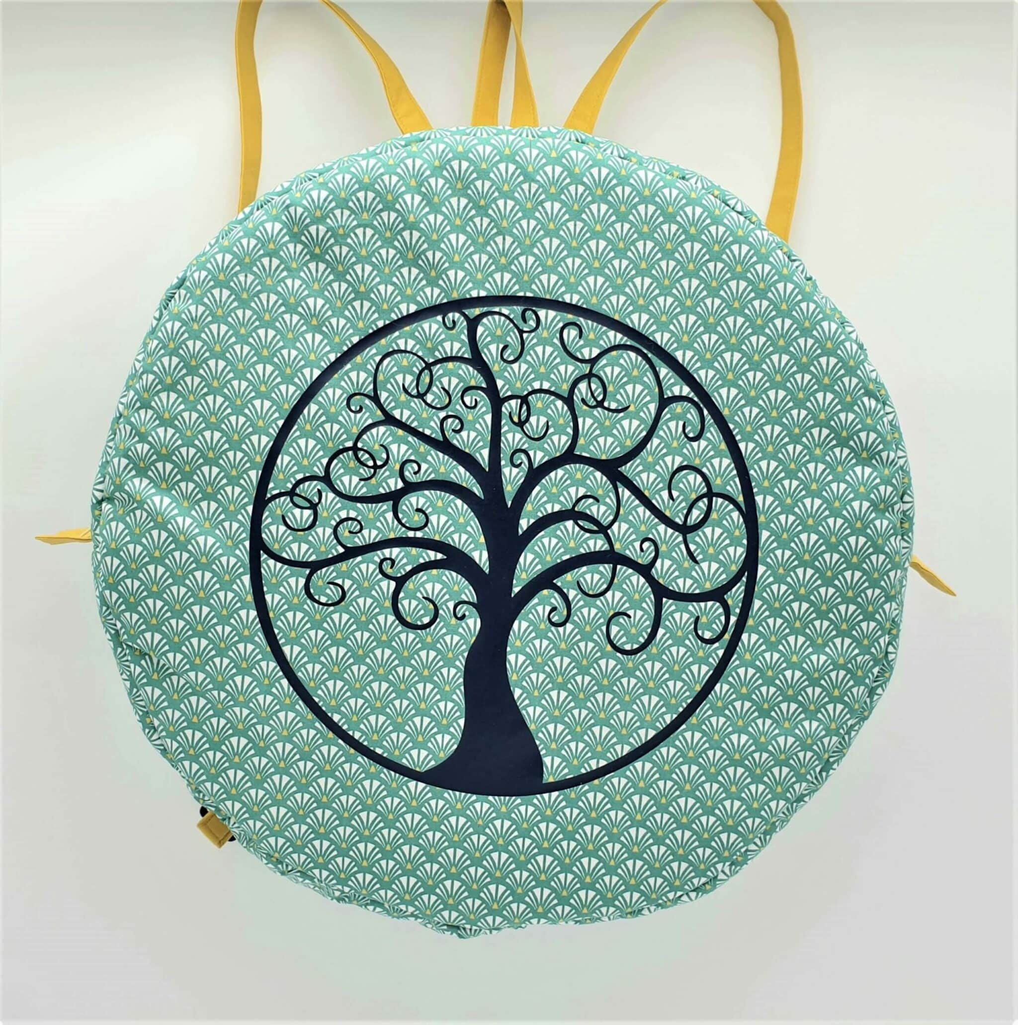 Sac à dos tambour chamanique avec symbole