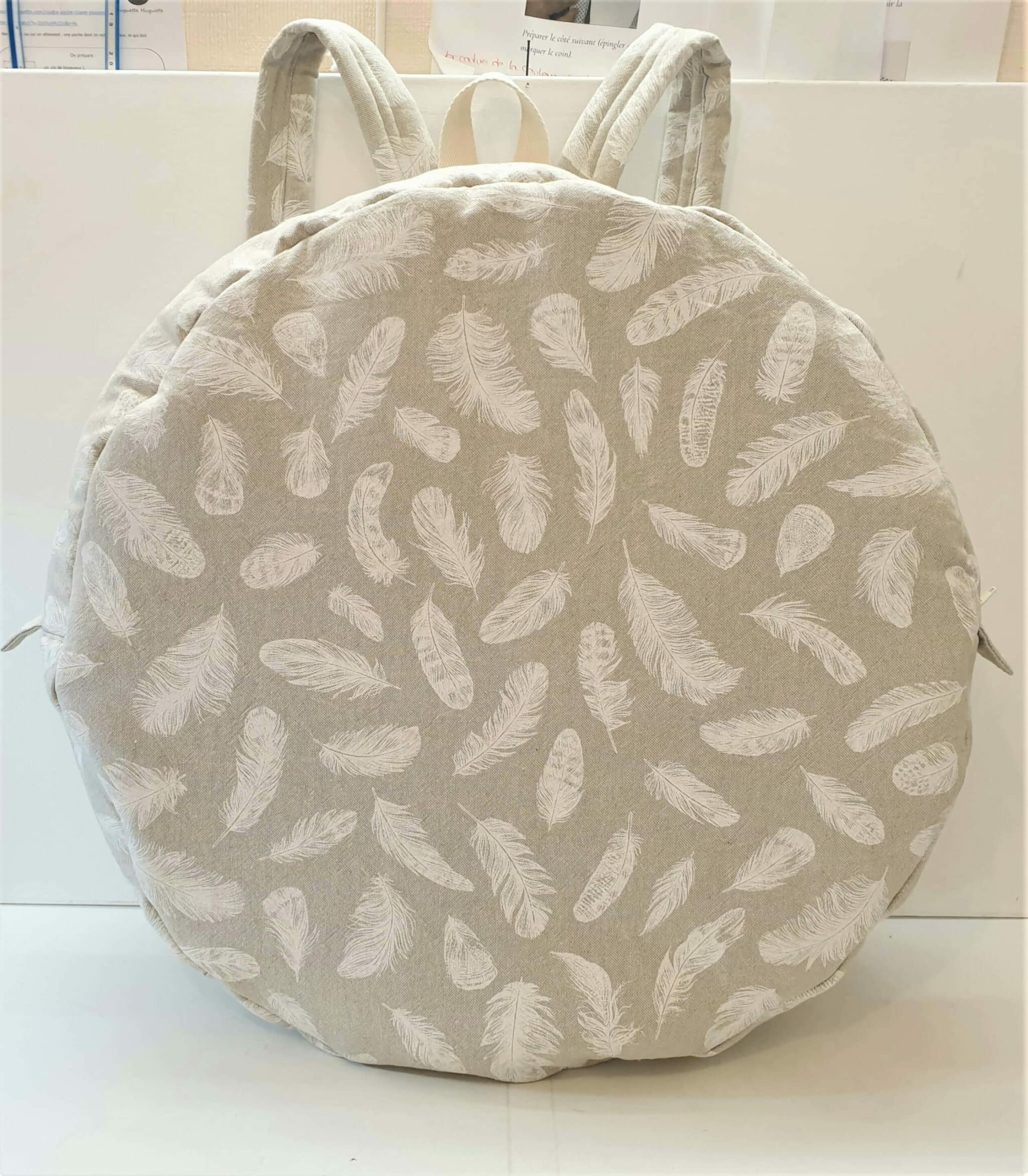 Housse sac à dos pour tambour chamanique 2