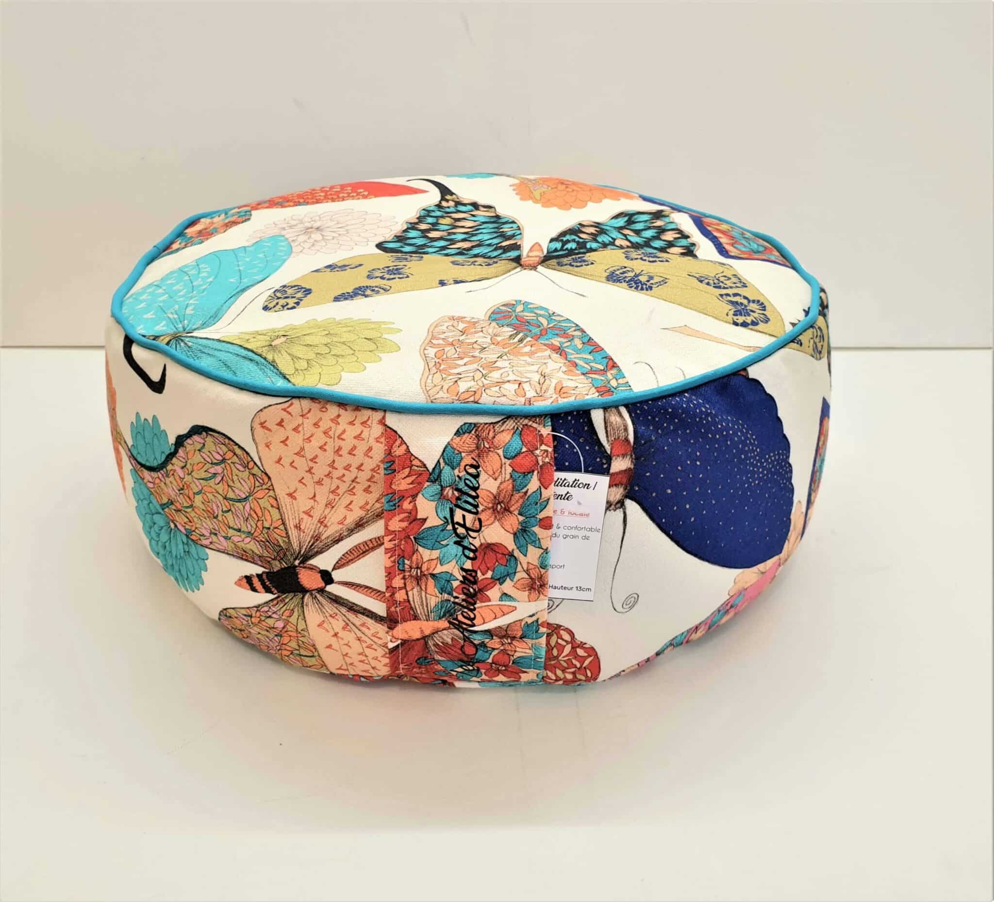 Votre coussin de méditation, déco & détente rond SUR-MESURE – Image 12