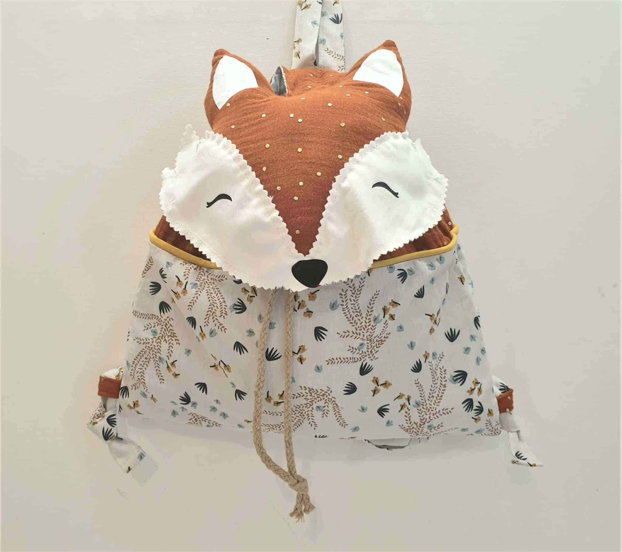 Sac à dos renard SUR-MESURE (Ajout du prénom GRATUIT) – Image 12