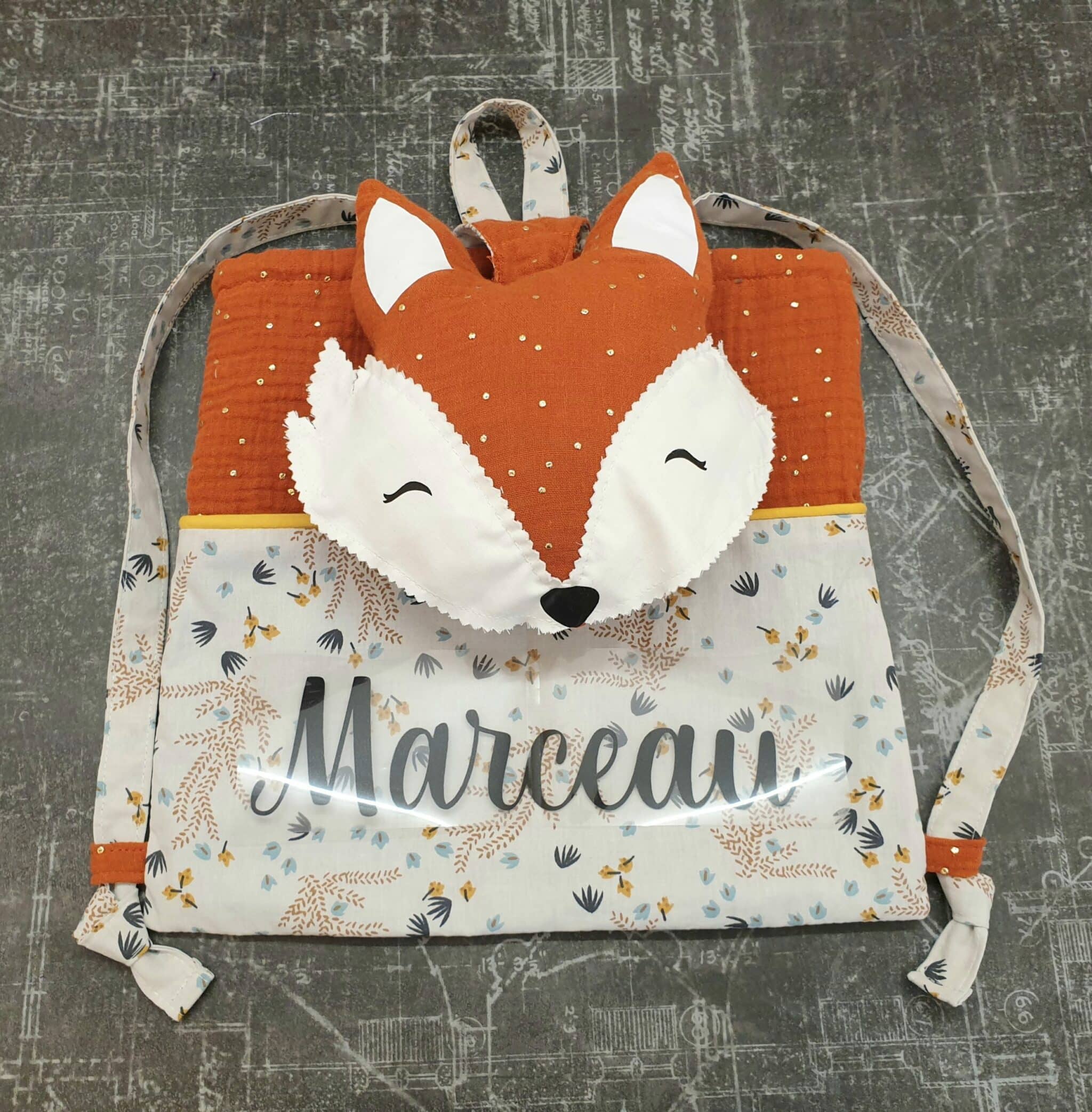Sac à dos renard SUR-MESURE (Ajout du prénom GRATUIT) – Image 15