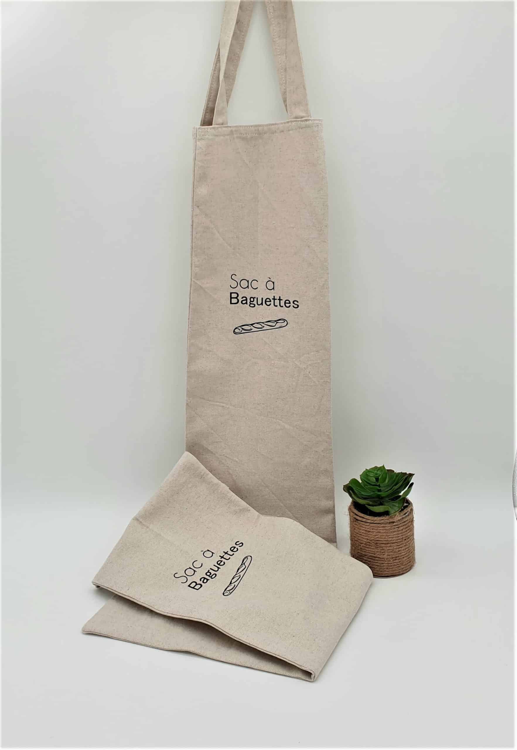 Sac à baguette lavable et réutilisable