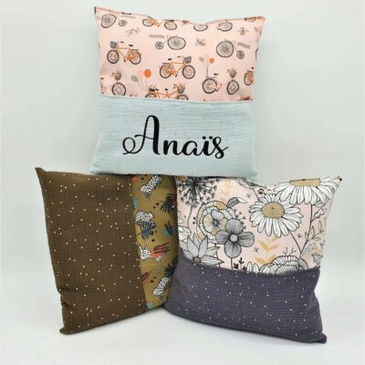 Coussin poche personnalisable