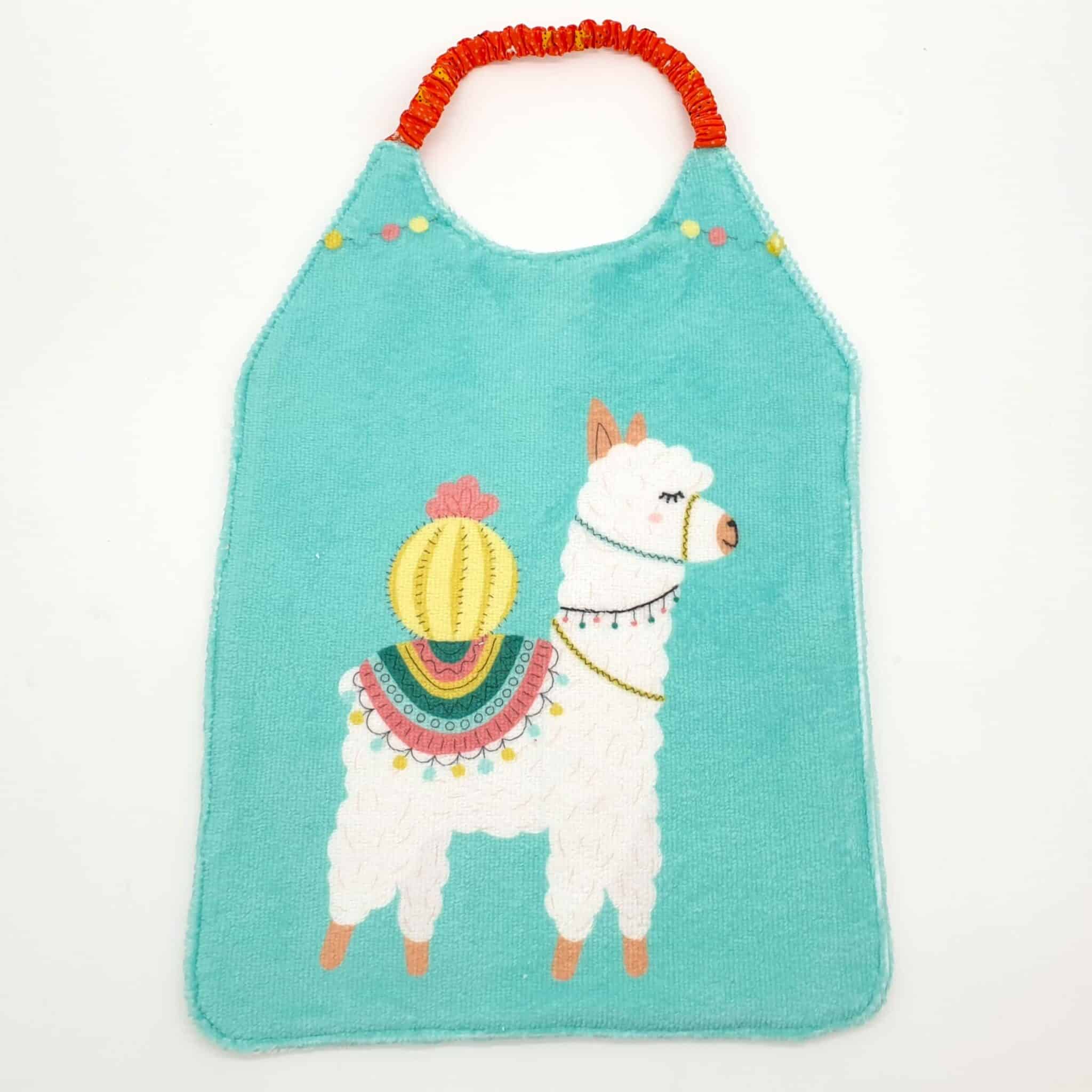Serviette de table Lama turquoise