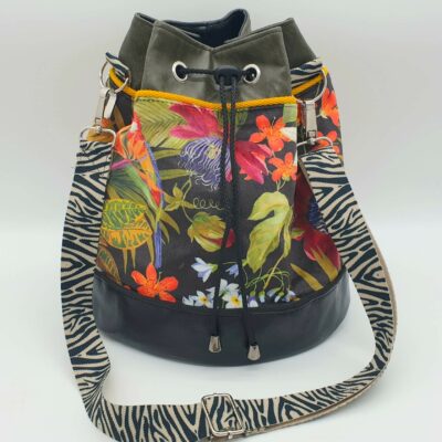 Sac seau multicolore face 1
