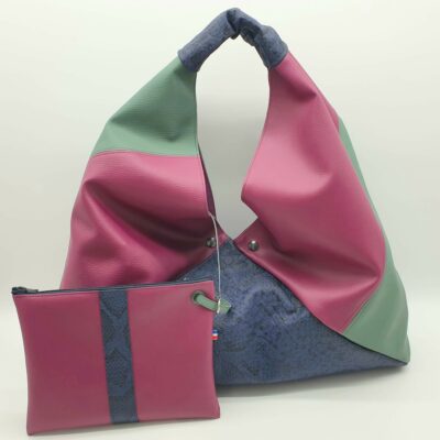 Sac origami multicolore ensemble