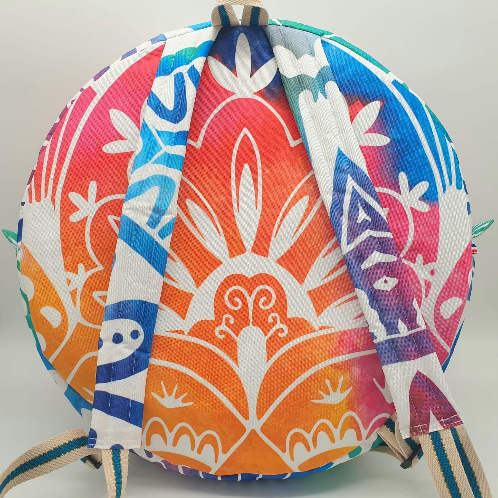 Sac à dos pour tambour chamanique 46cm Mandala dos