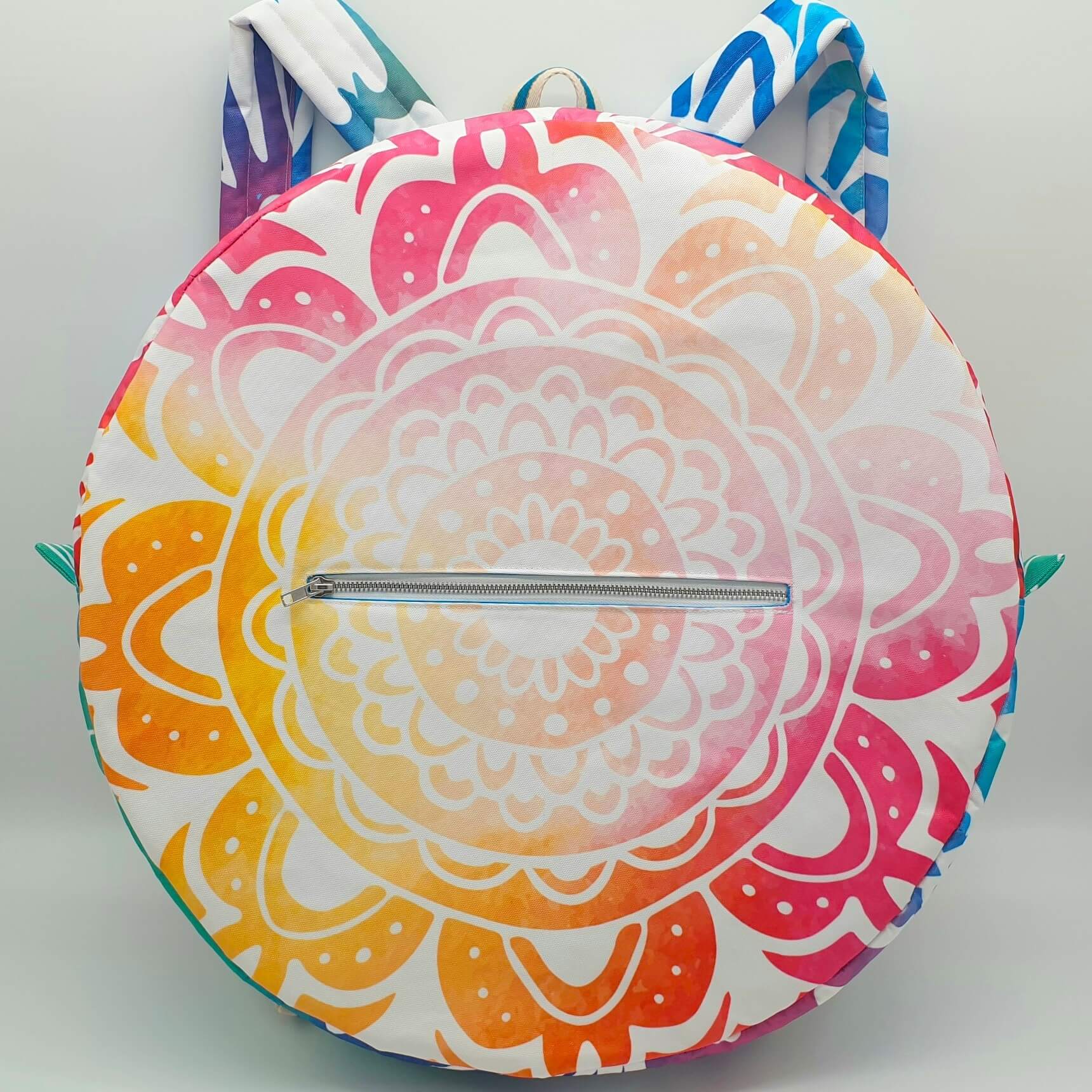 Sac à dos pour tambour chamanique 46cm Mandala face