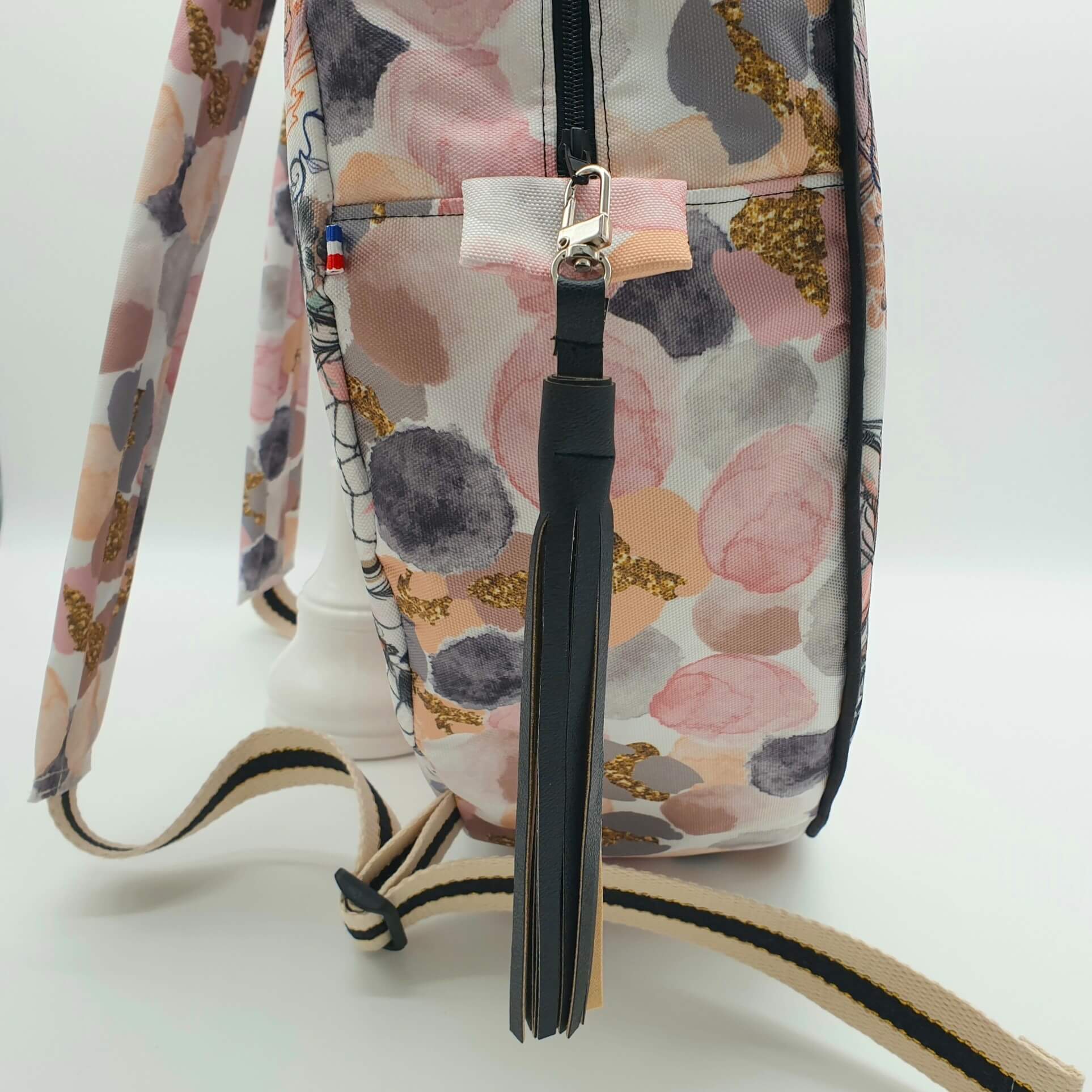 Sac à dos pour tambour chamanique attrape rêve 46cm contour