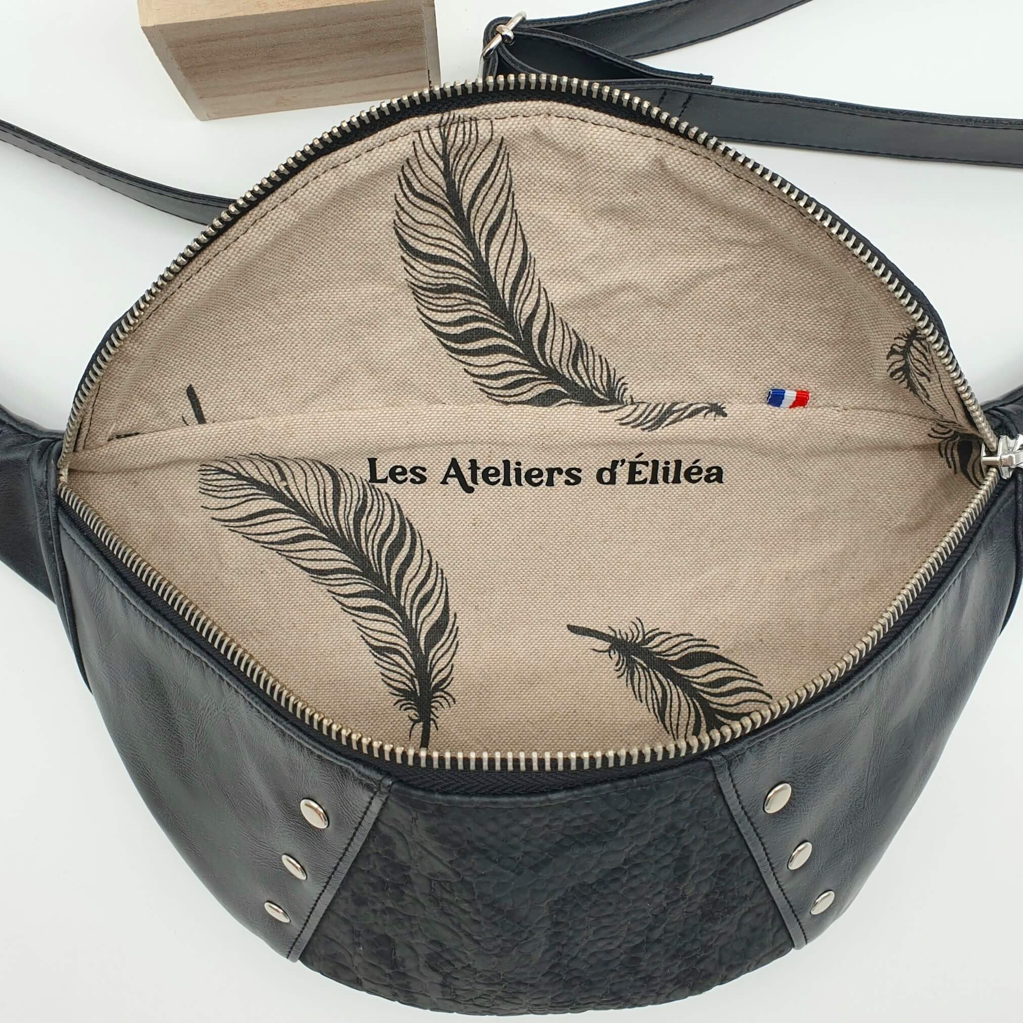 Sac banane de créateur simili doublure