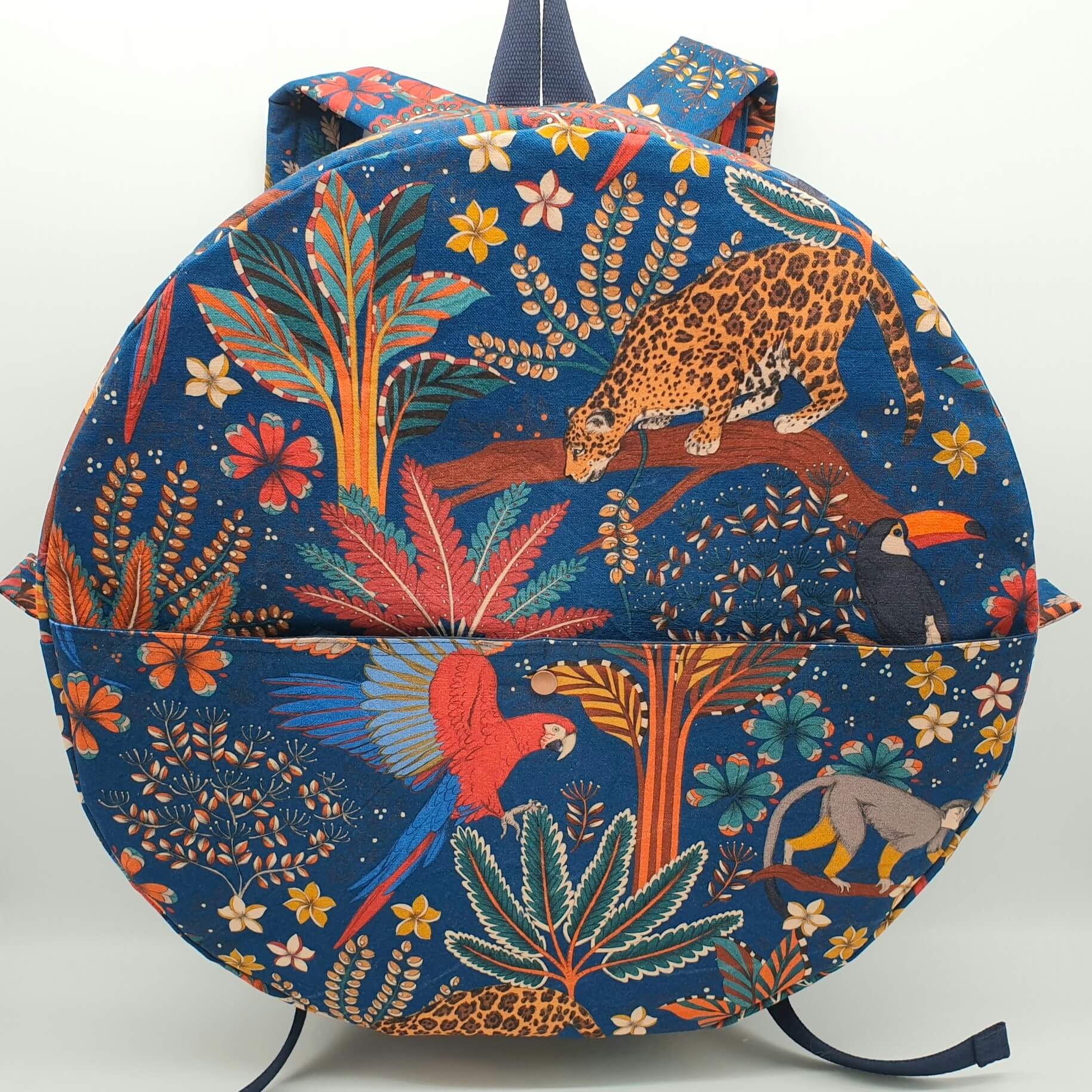 Sac à dos pour tambour chamanique méditation 50cm face