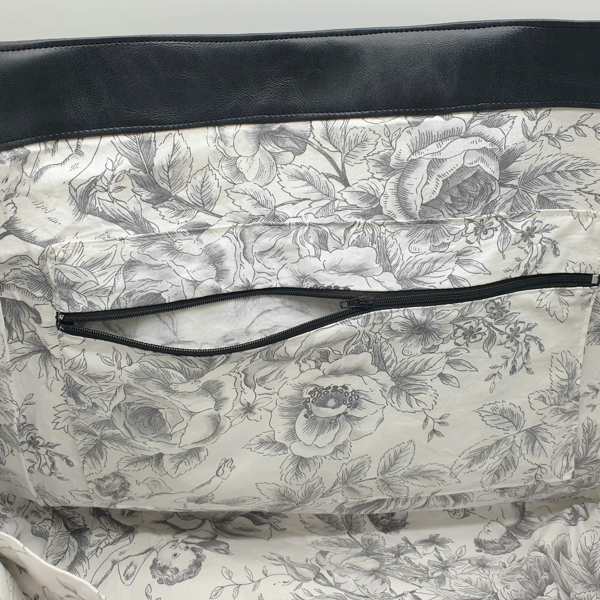 Sac cabas poche sur-mesure poche