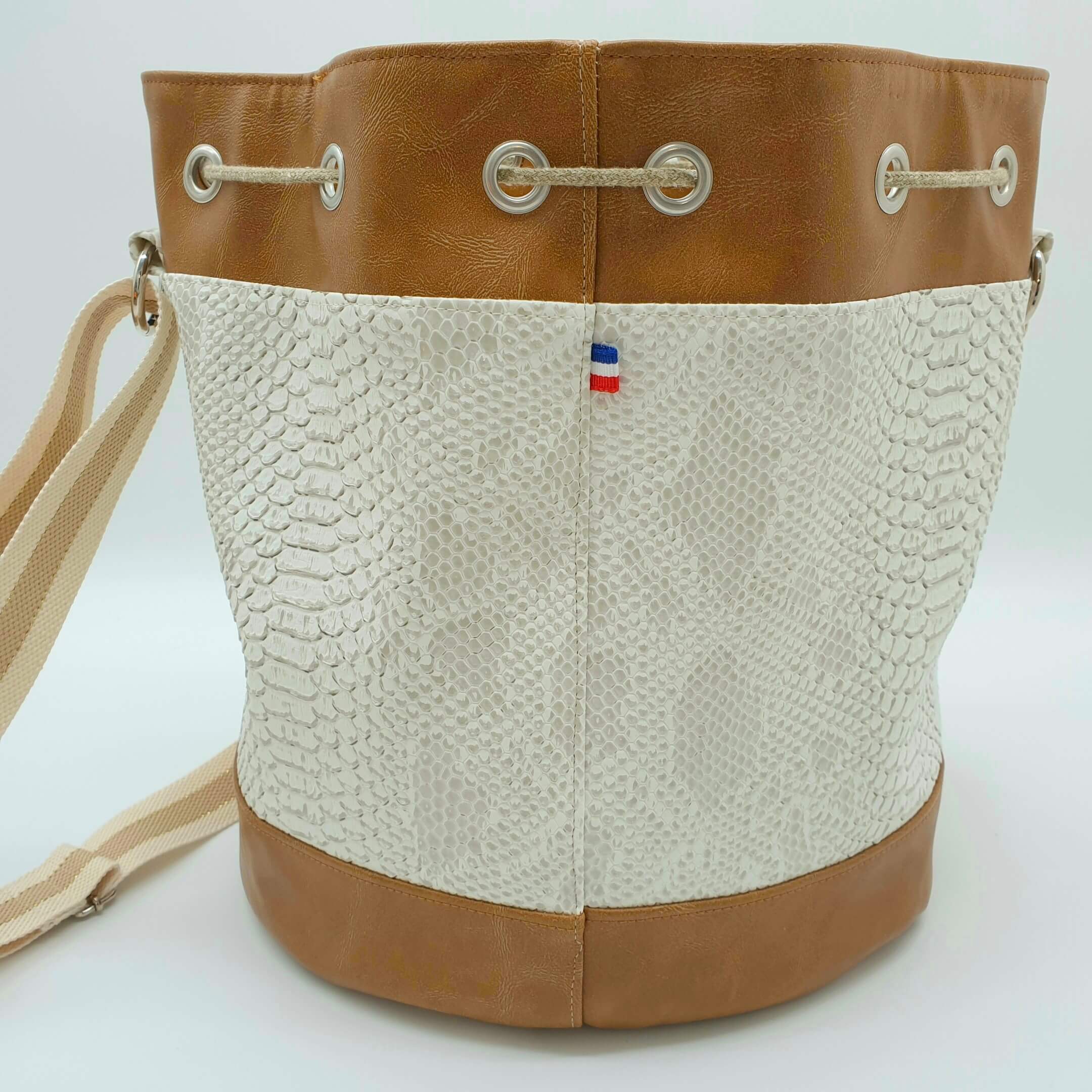 Sac seau Dragon ruban tricolore