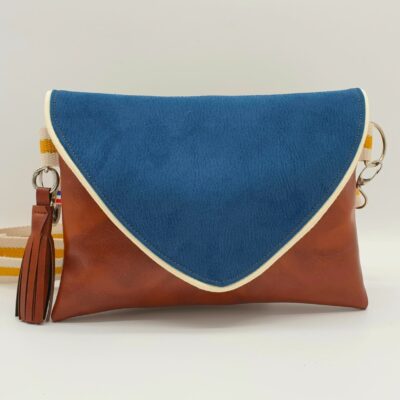 Pochette de créateur Bleu outremer face bis