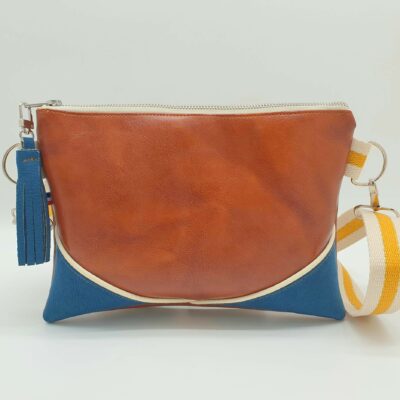 Sac Bermudes Bleu outremer face bis