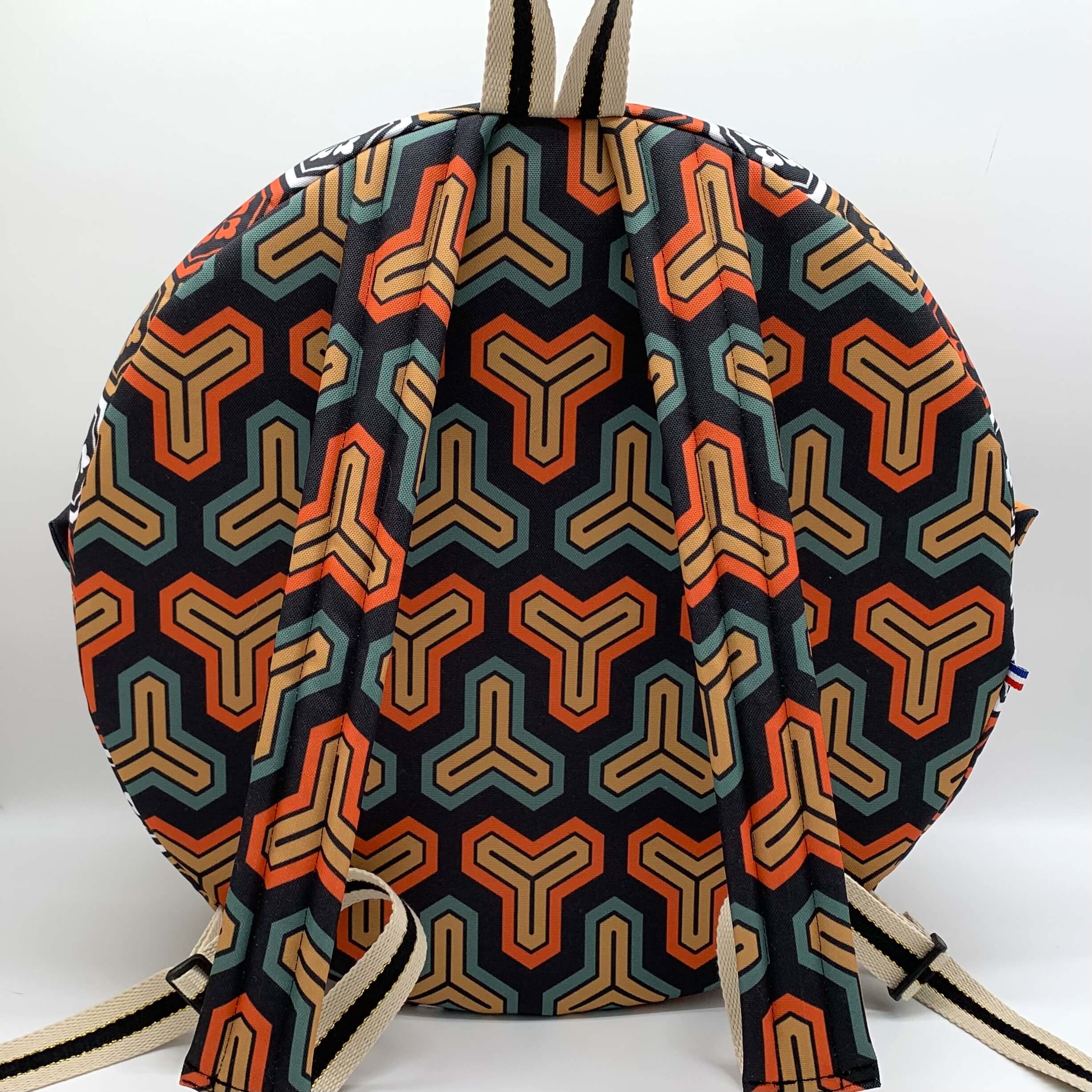 Sac à dos pour tambour chamanique 41cm Grue dos