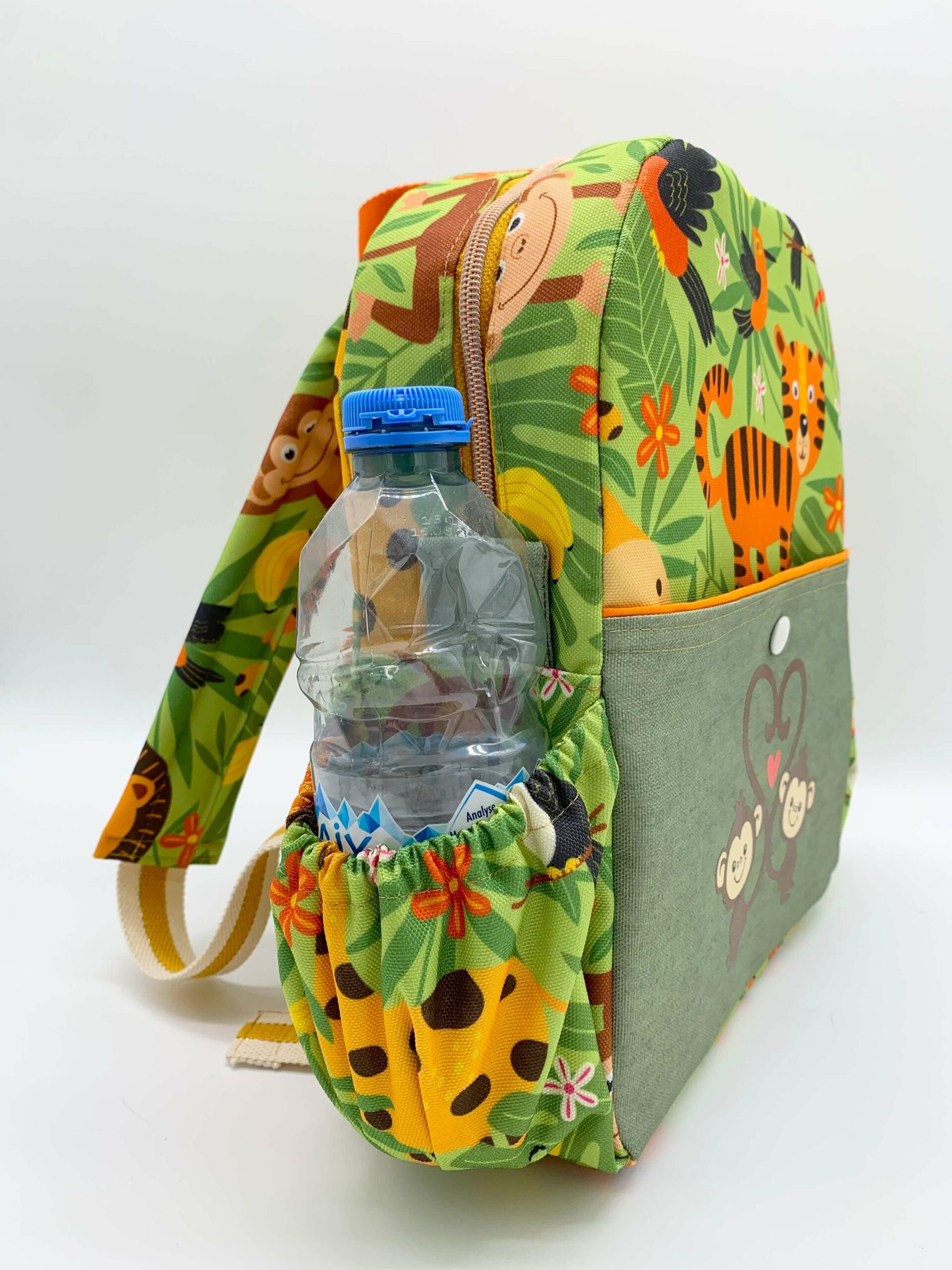 Sac à dos isotherme enfant olive bouteille