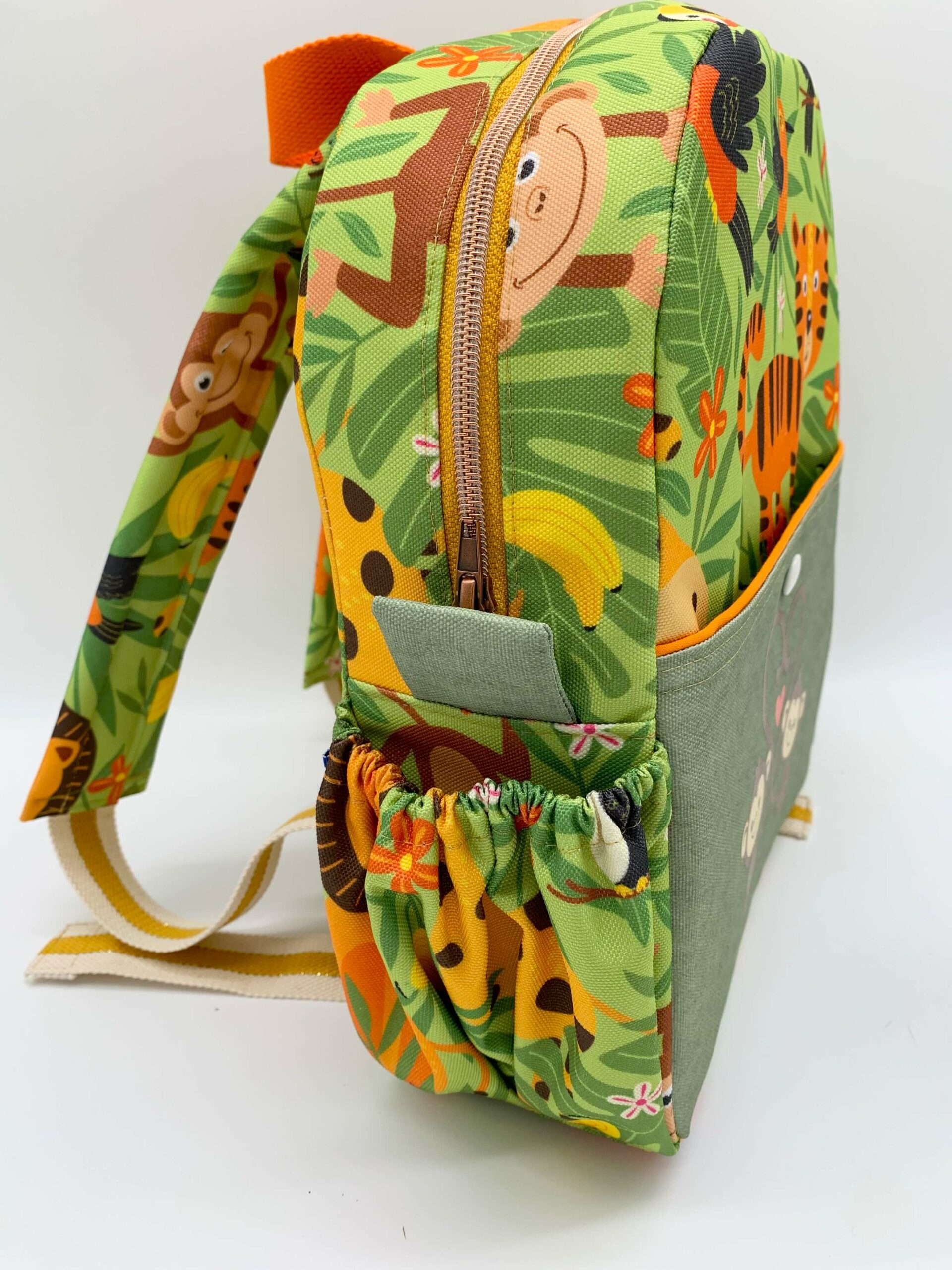 Sac à dos isotherme enfant olive côté