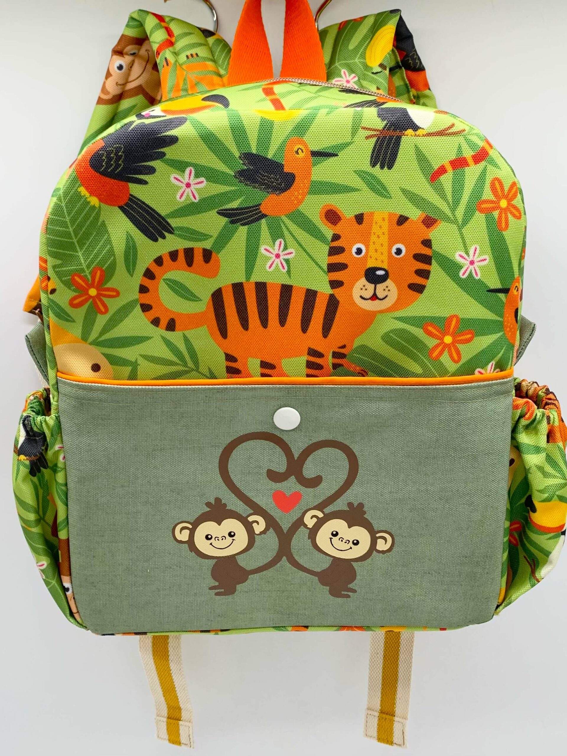 Sac à dos isotherme enfant olive face bis
