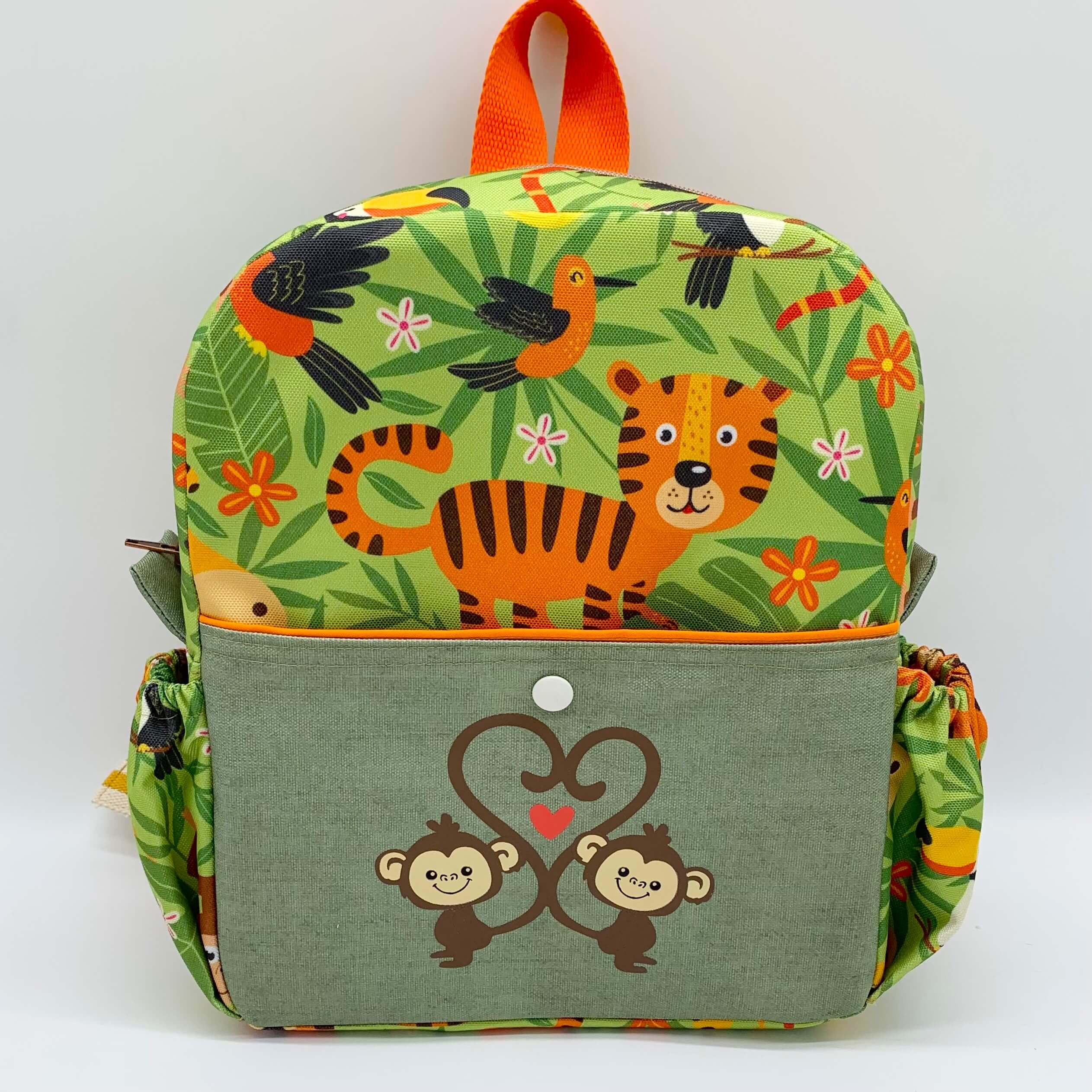 Sac à dos isotherme enfant olive face