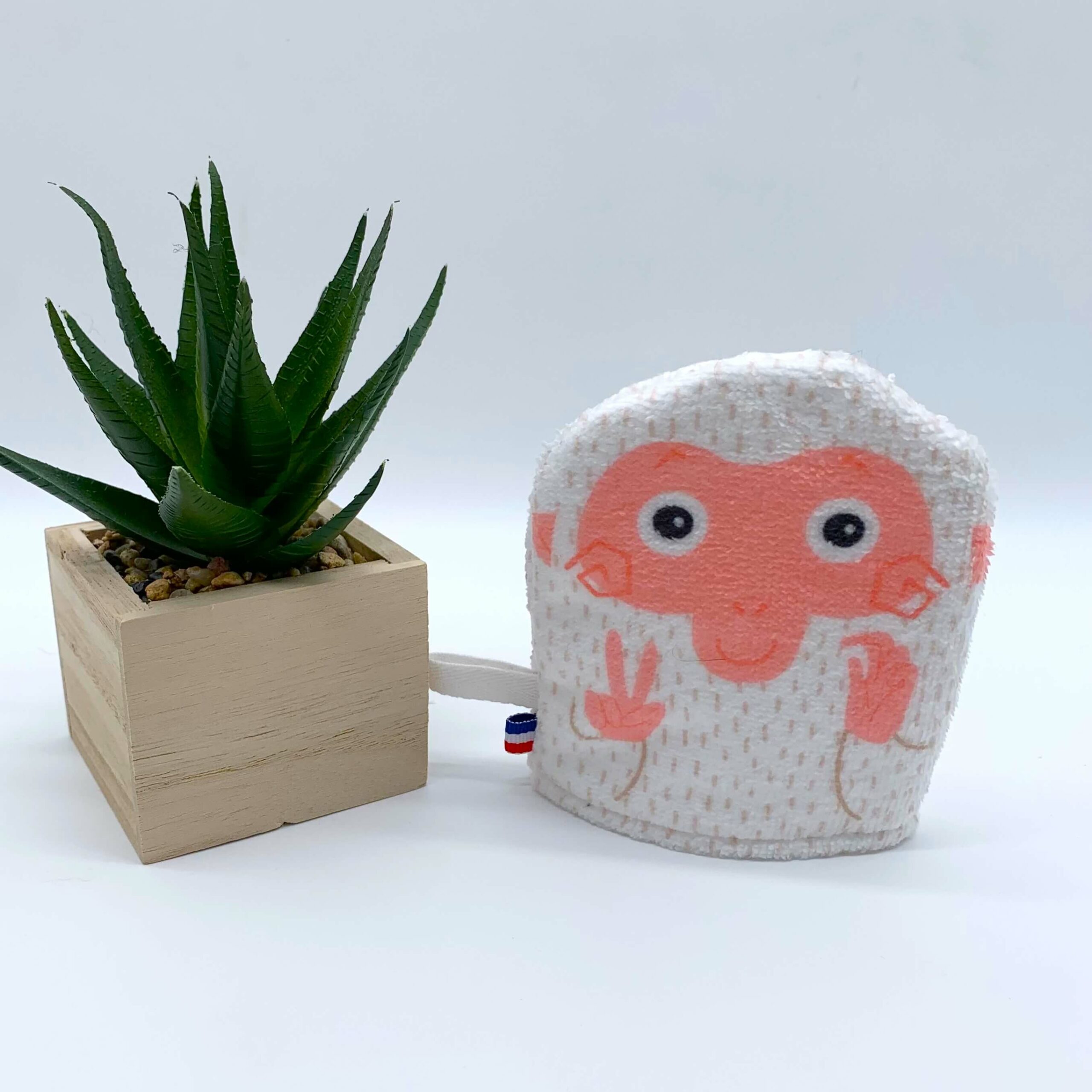 Gant de toilette enfant Savane ouistiti