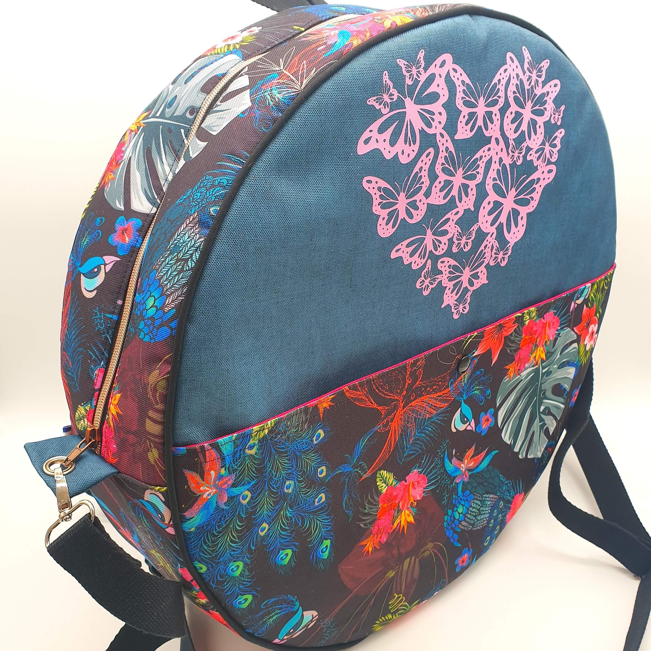 Sac à dos pour tambour chamanique 44cm coeur contour
