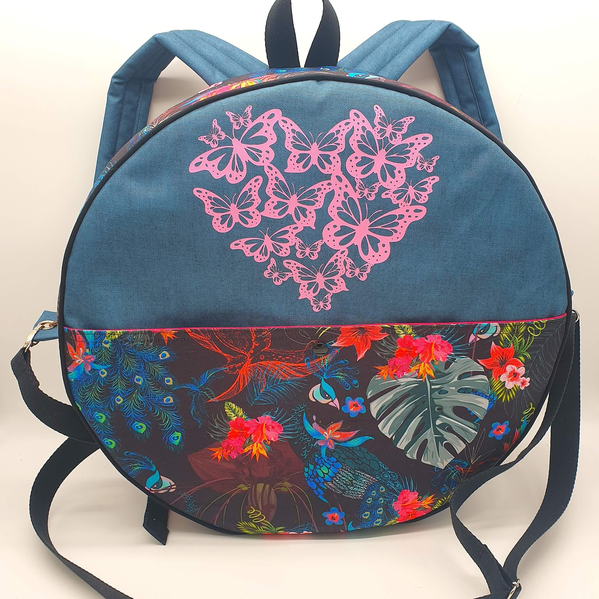 Sac à dos pour tambour chamanique 44cm coeur face