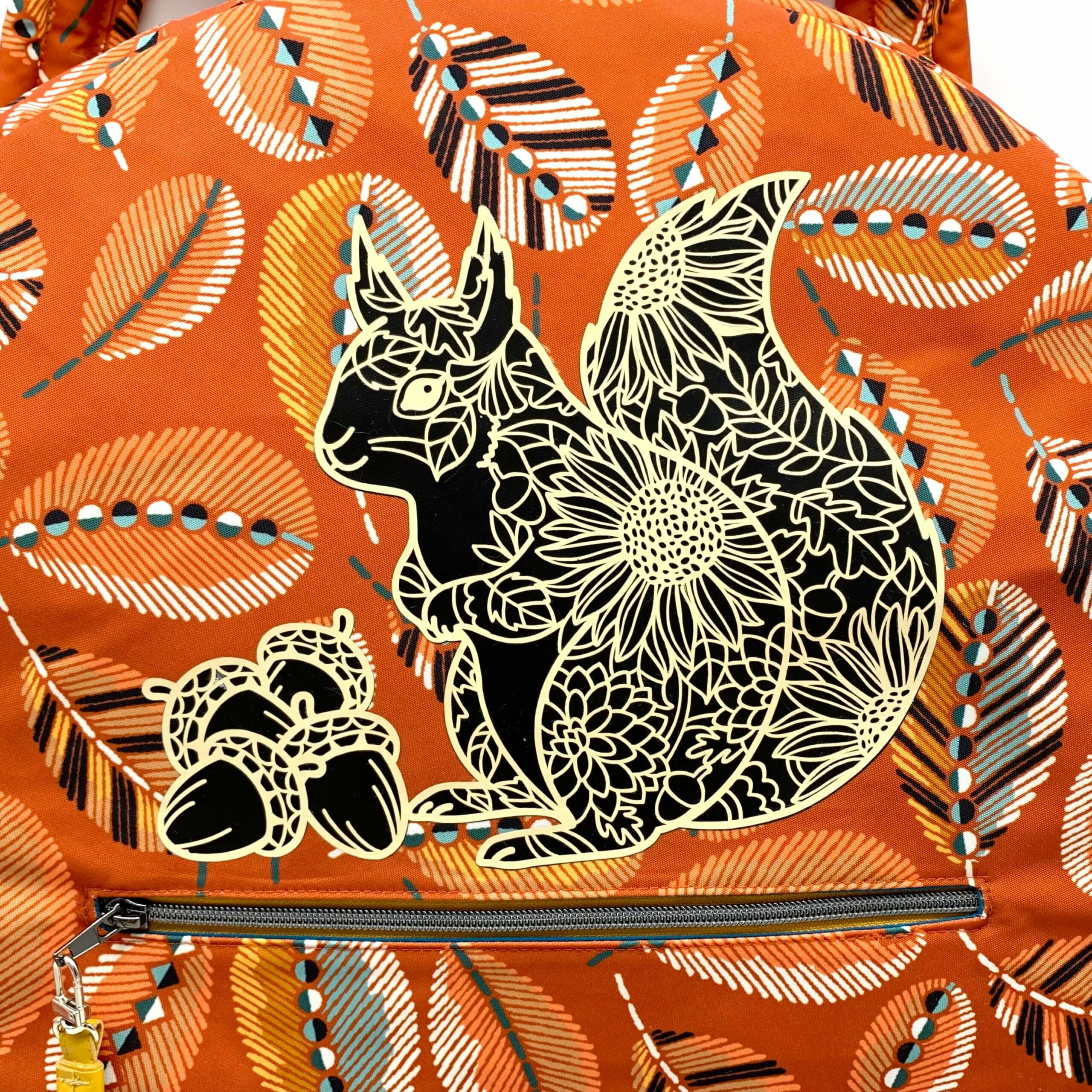 Sac à dos pour tambour chamanique 51cm écureuil