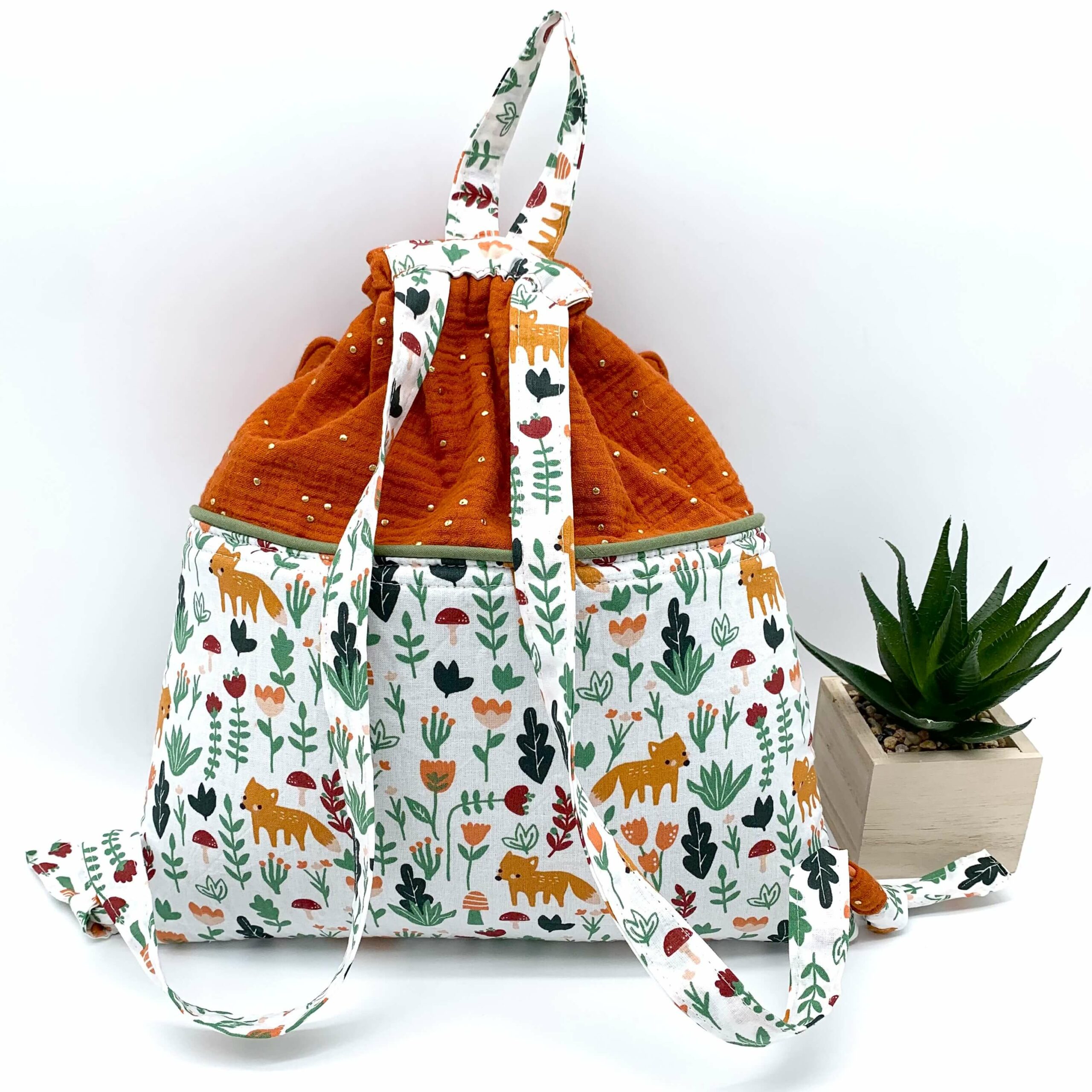 Sac à dos renard sur-mesure dos