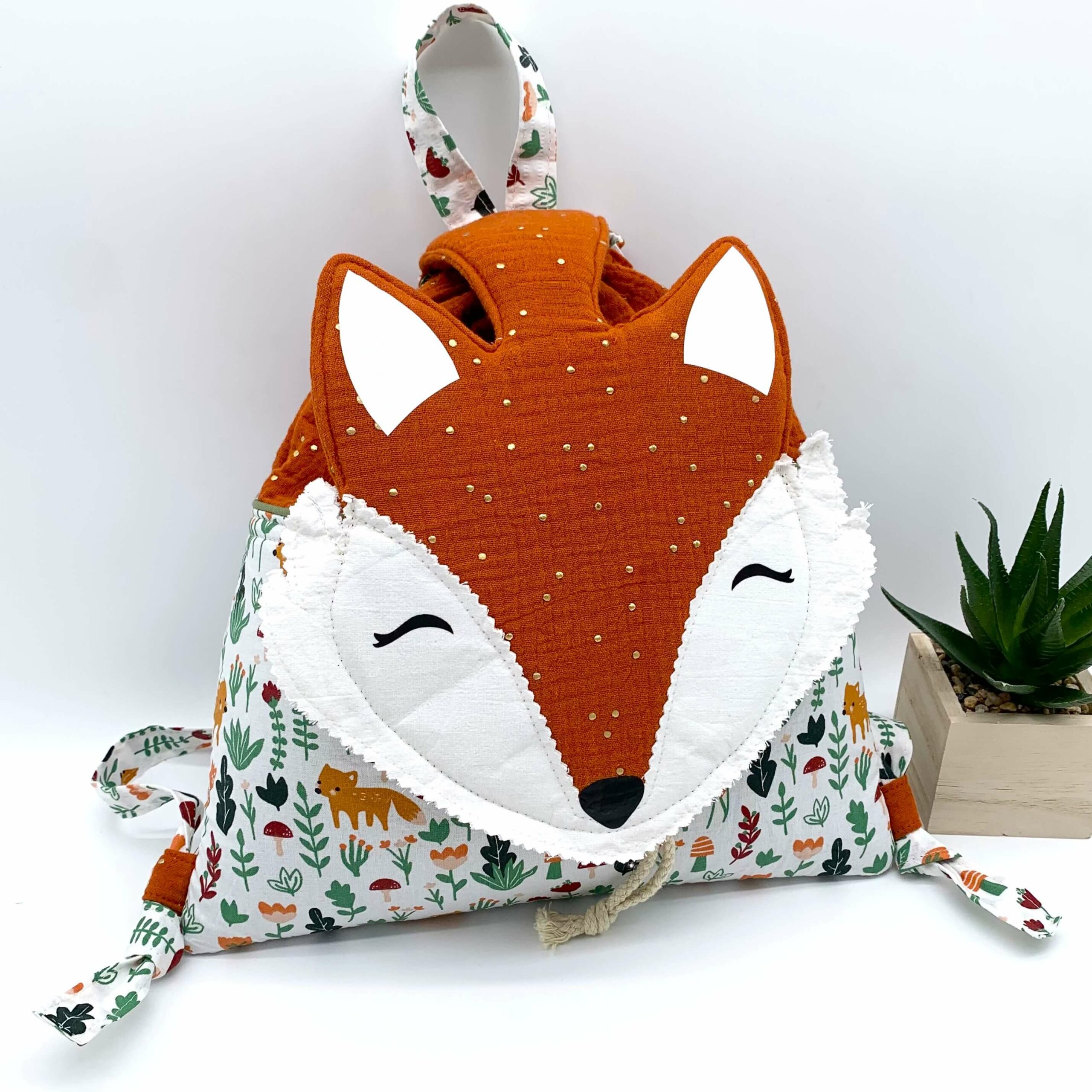 Sac à dos renard sur-mesure face