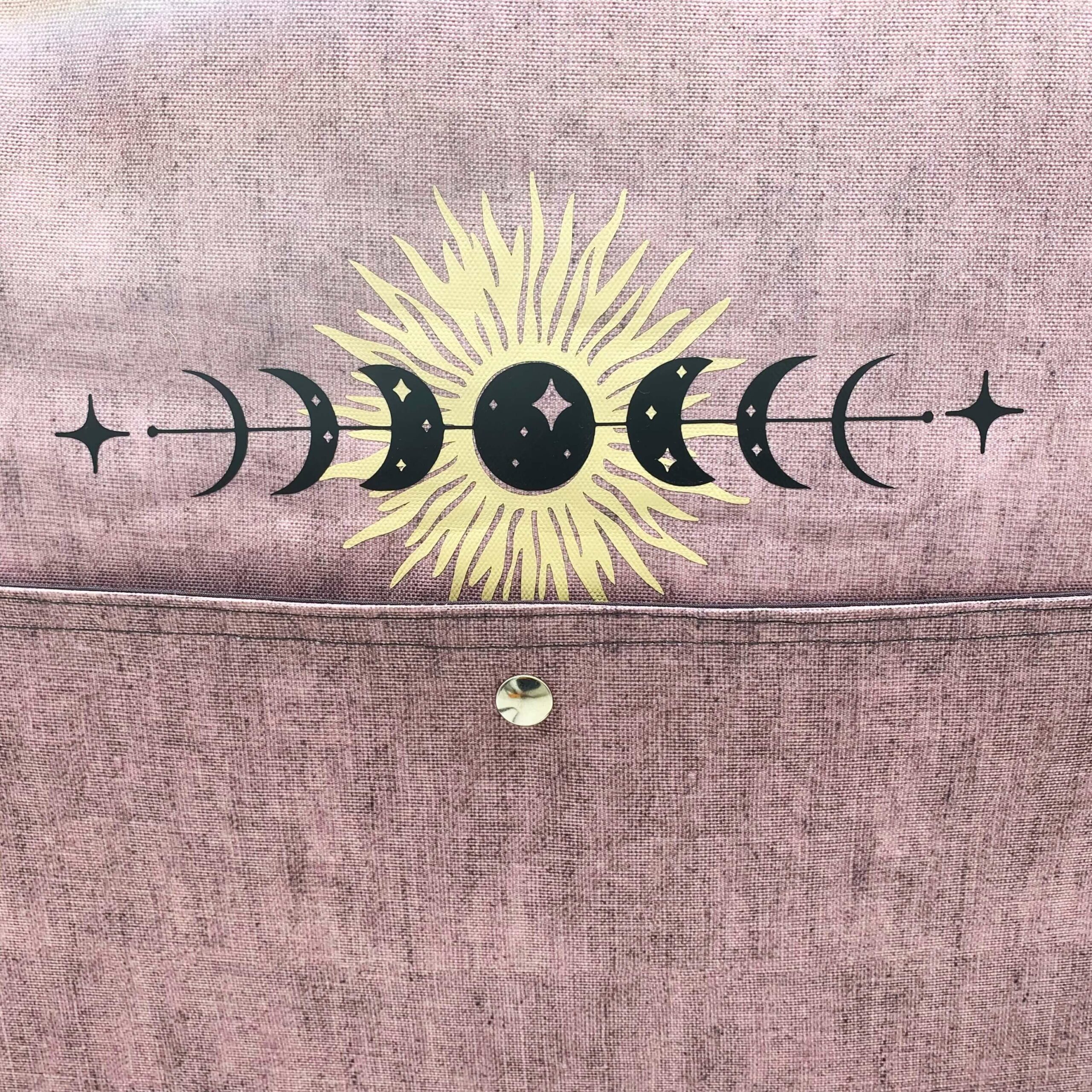 Sac à dos pour tambour chamanique 45 cm Astres phase lunaire