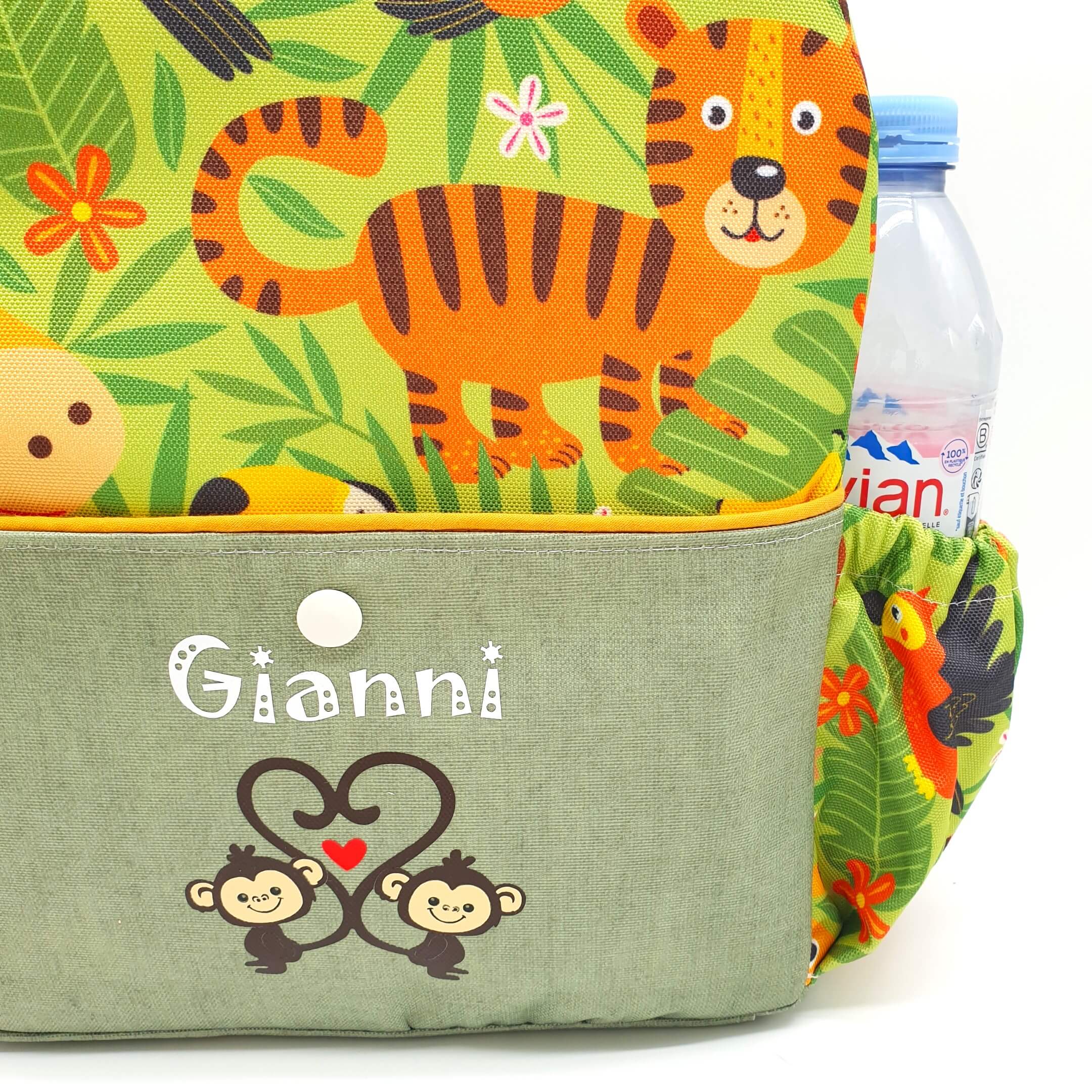 Sac à dos isotherme enfant Jungle détail