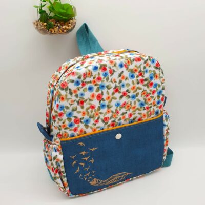 Sac à dos isotherme enfant plume romantique poche