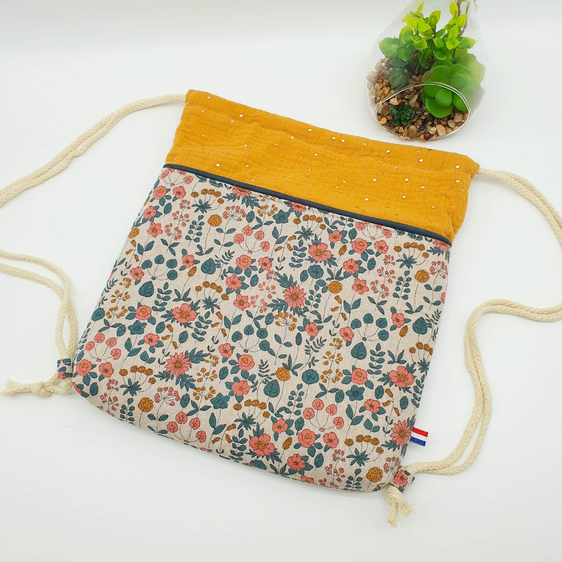 Sac à dos enfant Liberty jaune face