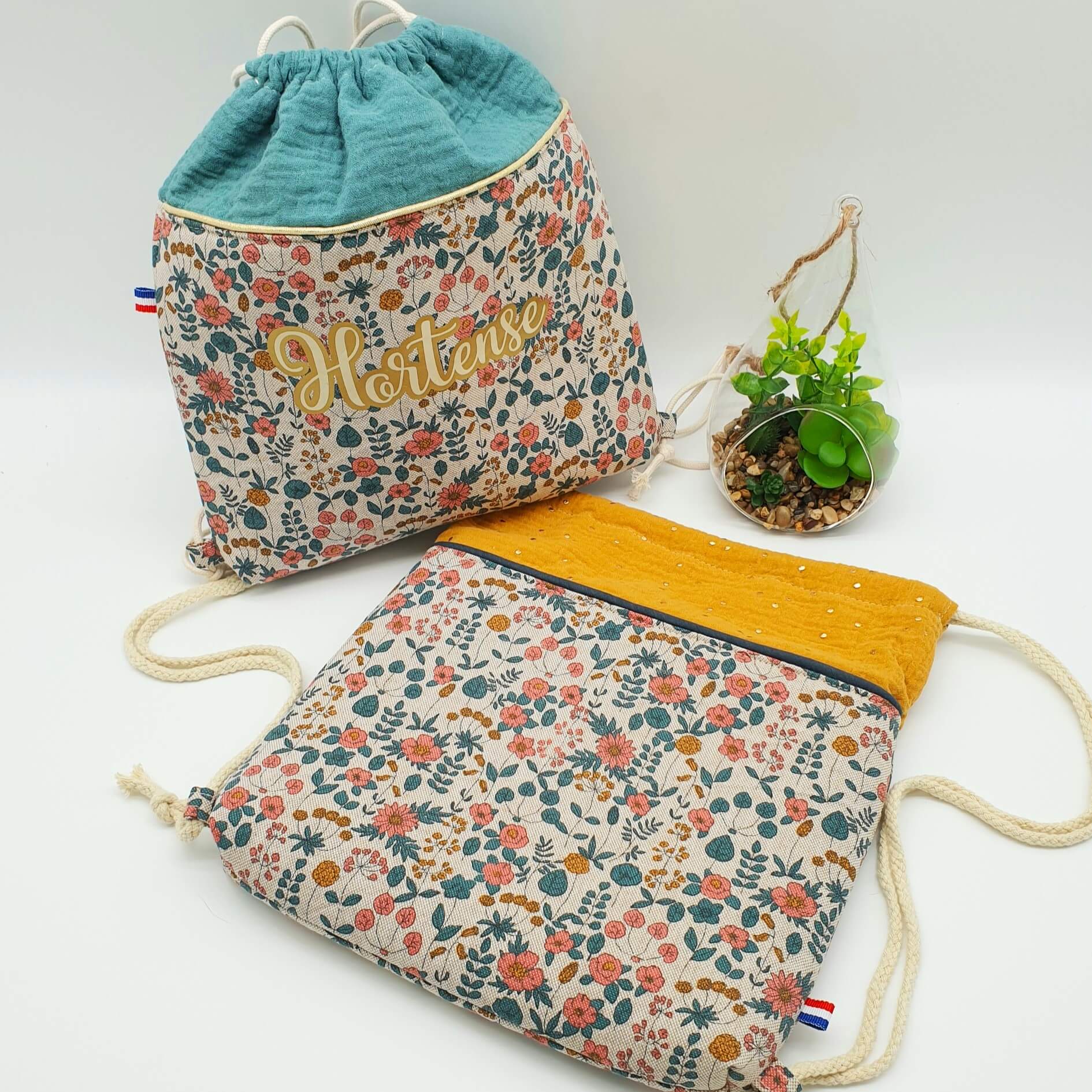Sac à dos enfant SUR-MESURE ensemble bis