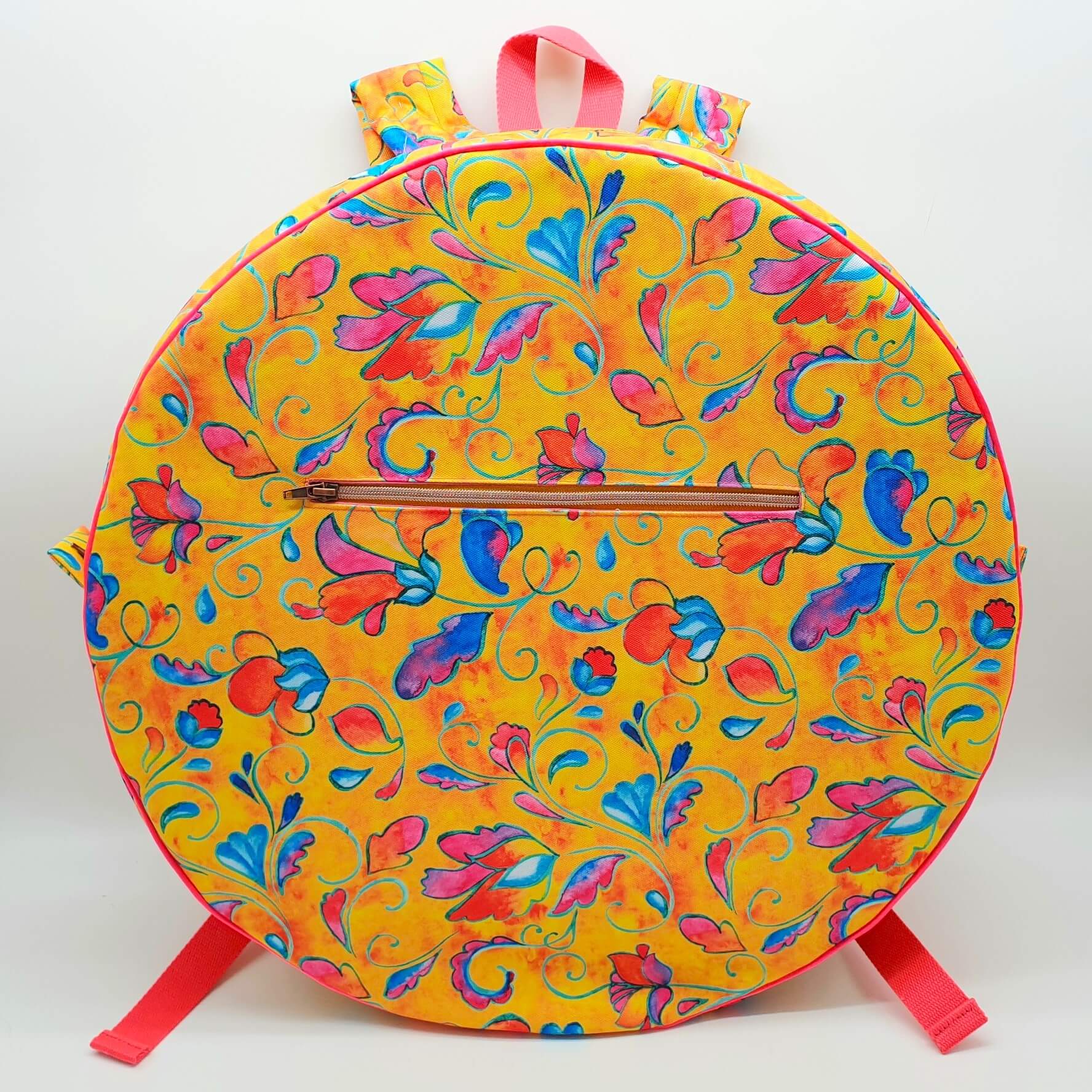 Sac à dos pour tambour chamanique 45cm poche zippée