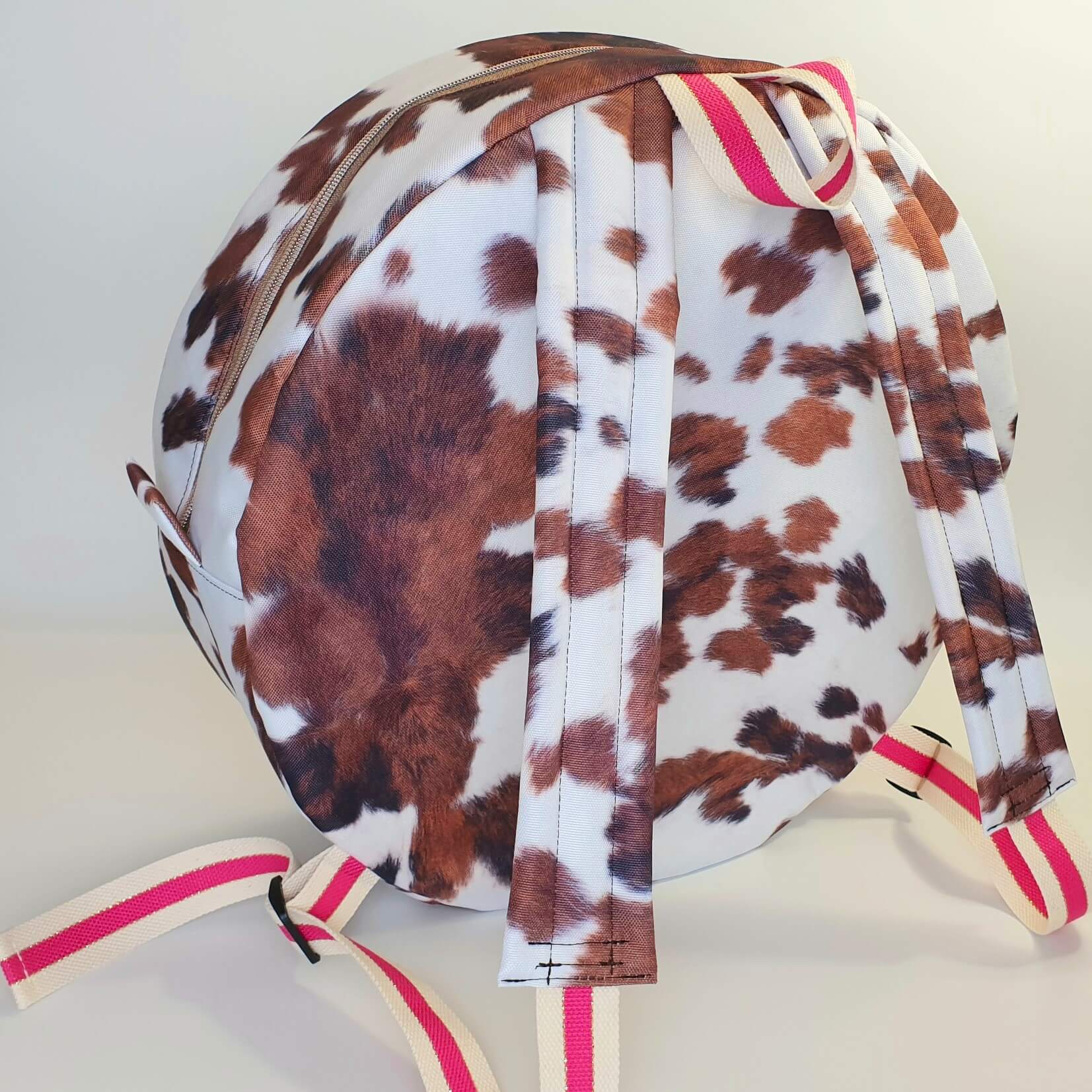 Sac à dos pour tambour chamanique 37cm peau de bête dos