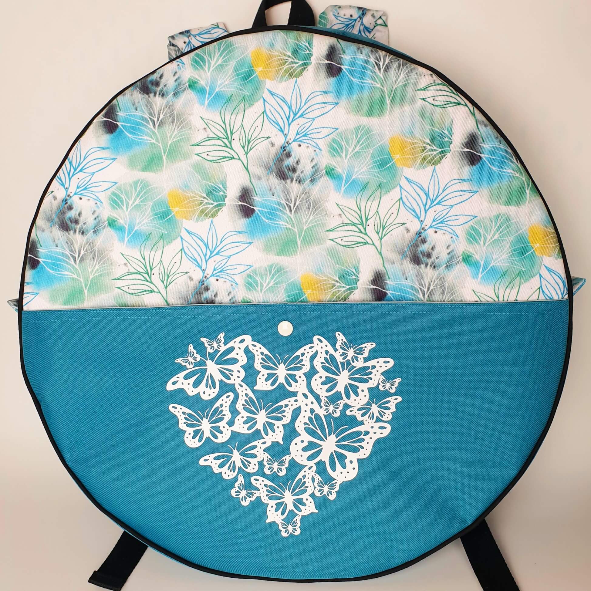 Sac à dos pour tambour chamanique 48cm poche faciale