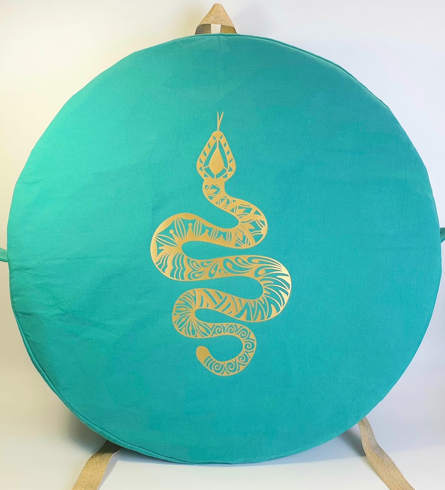 Sac à dos pour tambour chamanique 55cm transfert serpent